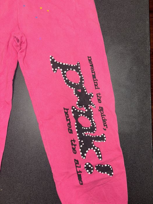 Spider Worldwide Sp5der Worldwide Pink Sweats 