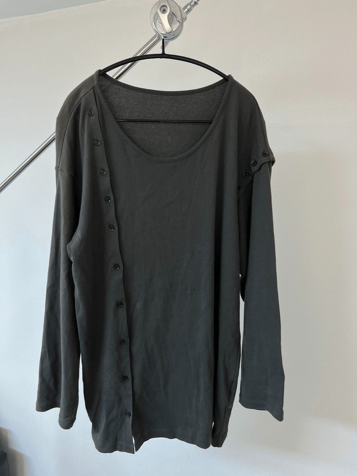 Other Yohji Yamamoto side button L/S Tee - DMC-2508 Size US L / EU 52-54 / 3 - 2 Thumbnail