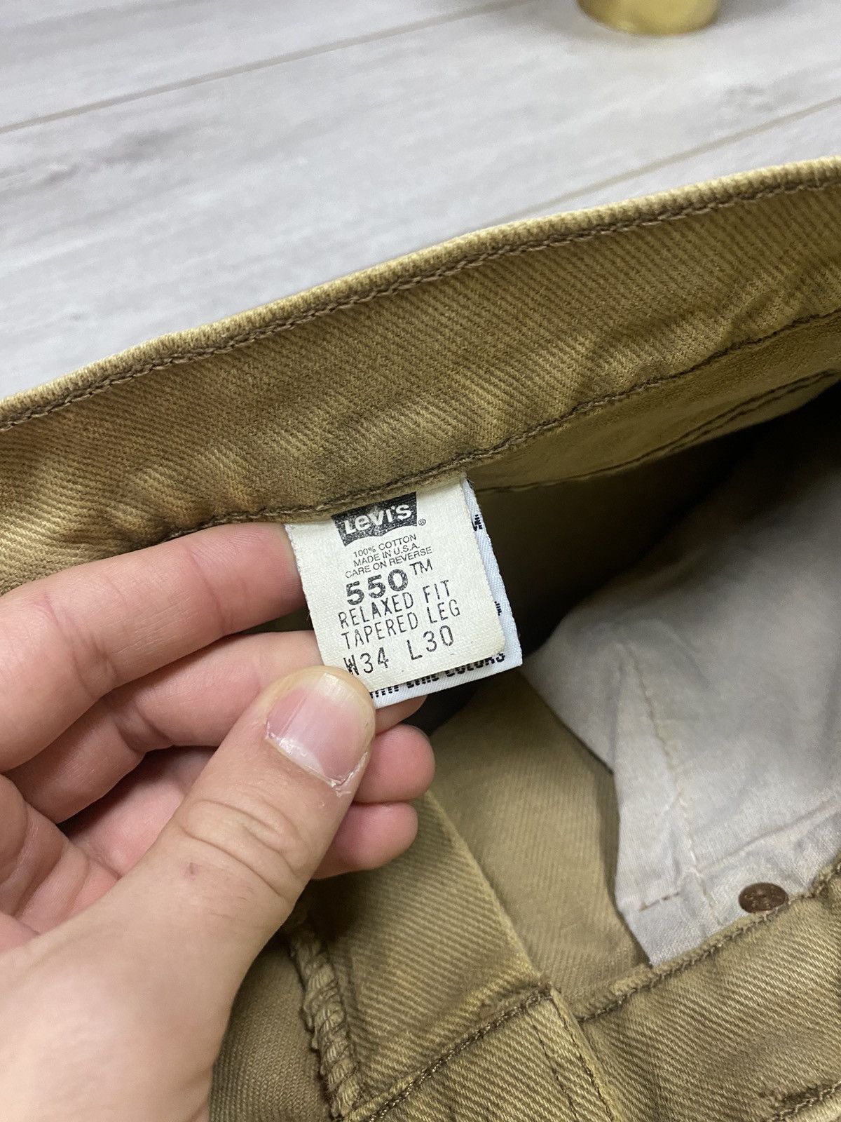 Levi's Levi’s vintage 550 made in USA wide jeans Size US 34 / EU 50 - 6 Thumbnail