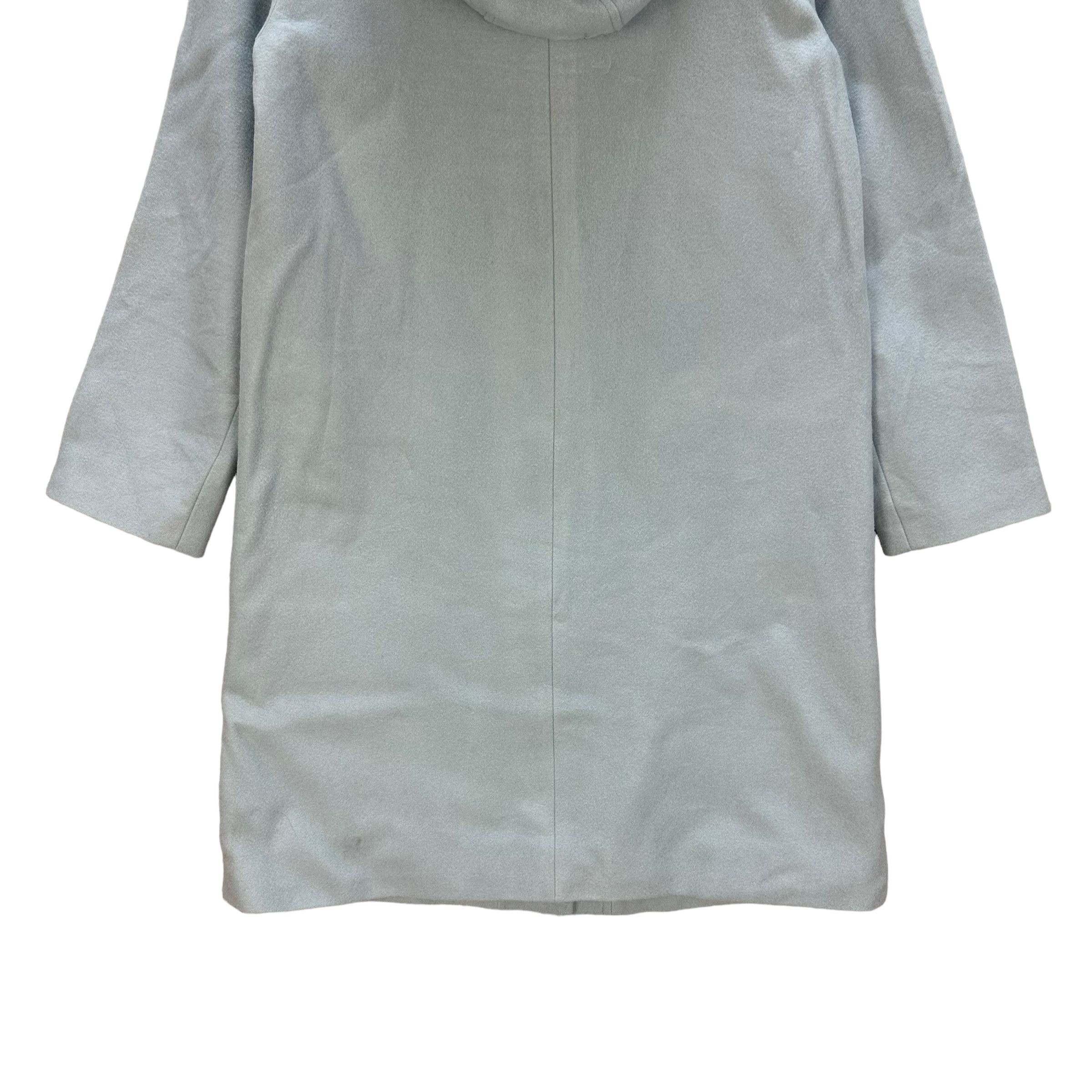 Theory THEORY HOODED BABY BLUE WOOL LONG COAT #8042-198 Size M / US 6-8 / IT 42-44 - 14 Thumbnail