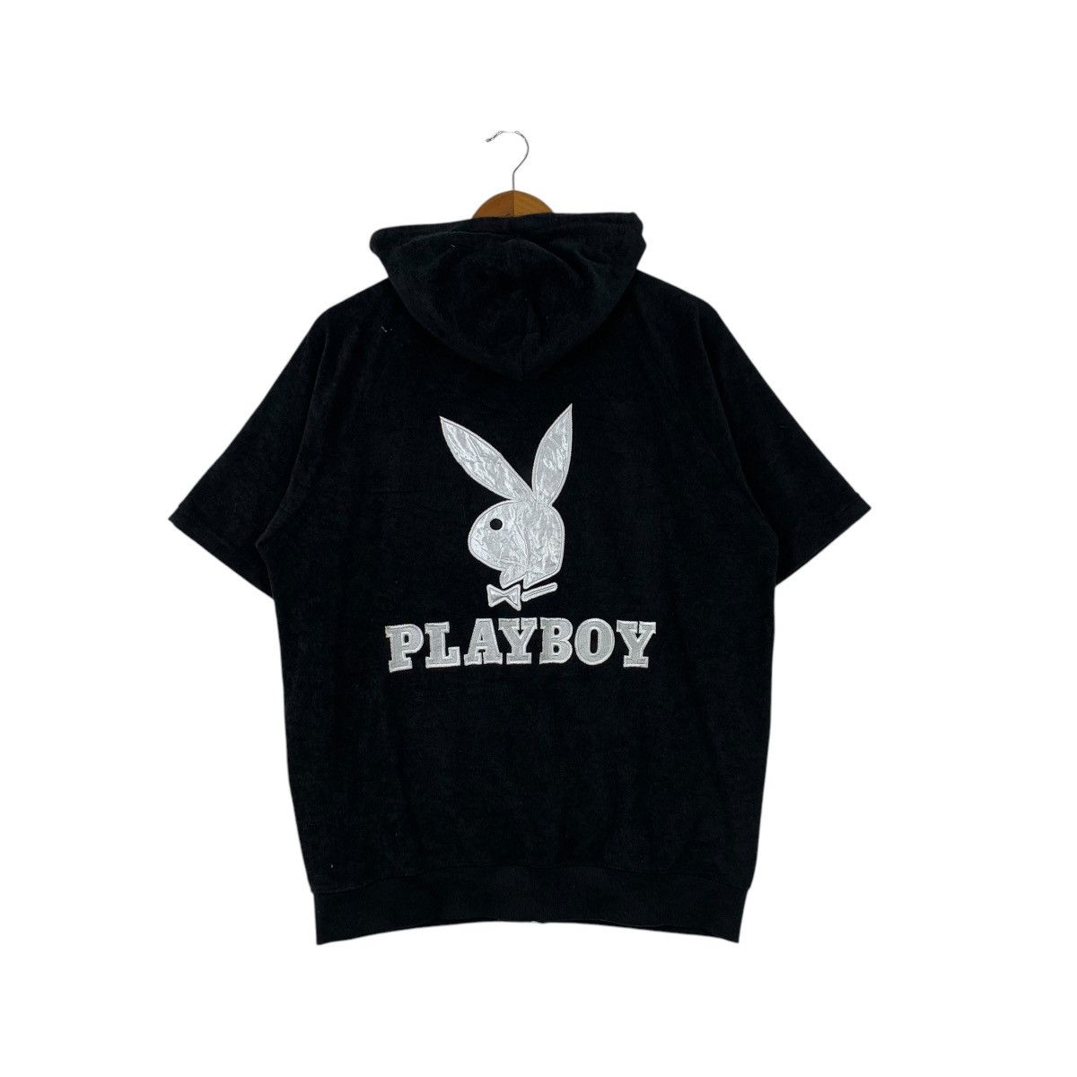 Playboy PLAYBOY Casualwear Big Logo Bachit Fleece Hoodie Jacket Size US M / EU 48-50 / 2 - 2 Thumbnail