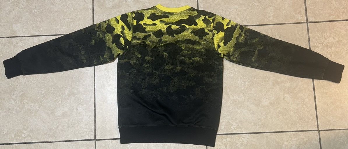 Bape Bape Black and Yellow Camo Crewneck Size US M / EU 48-50 / 2 - 3 Thumbnail