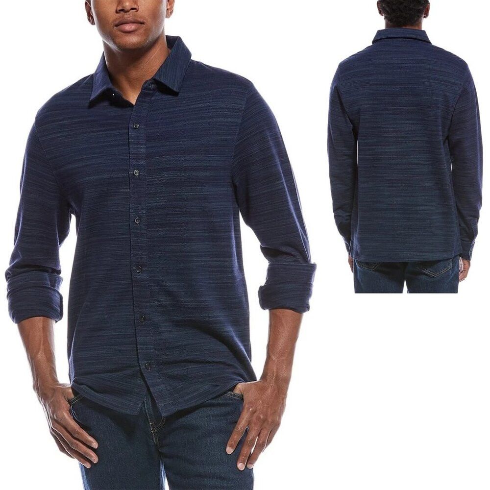 Scotch & Soda NWT New $98 Scotch & Soda Long Sleeve Space Dyed Button Fro Size US S / EU 44-46 / 1 - 1 Thumbnail