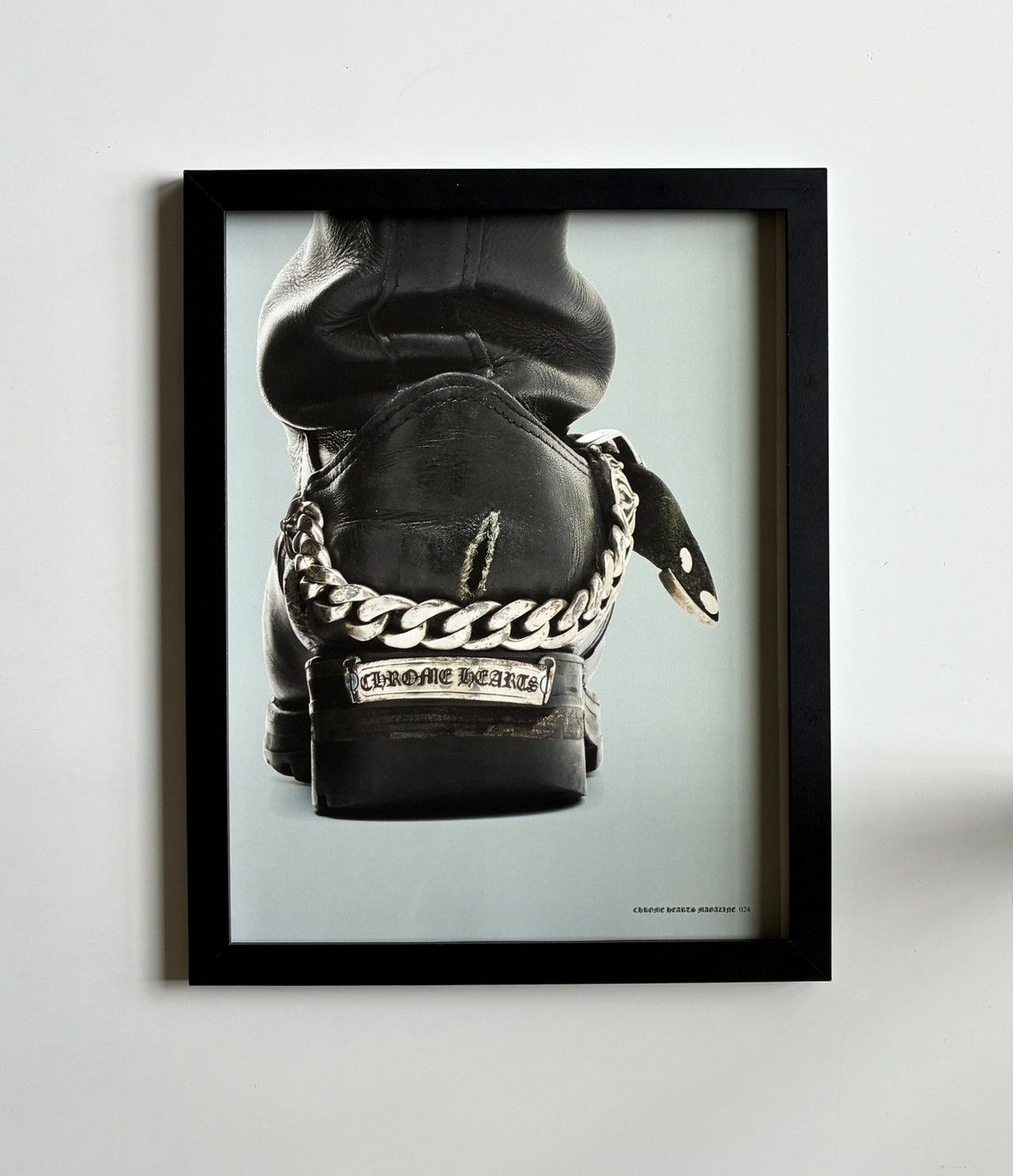 Chrome Hearts Chrome Hearts Black Boot photo 11x14 Framed poster Size ONE SIZE - 1 Thumbnail