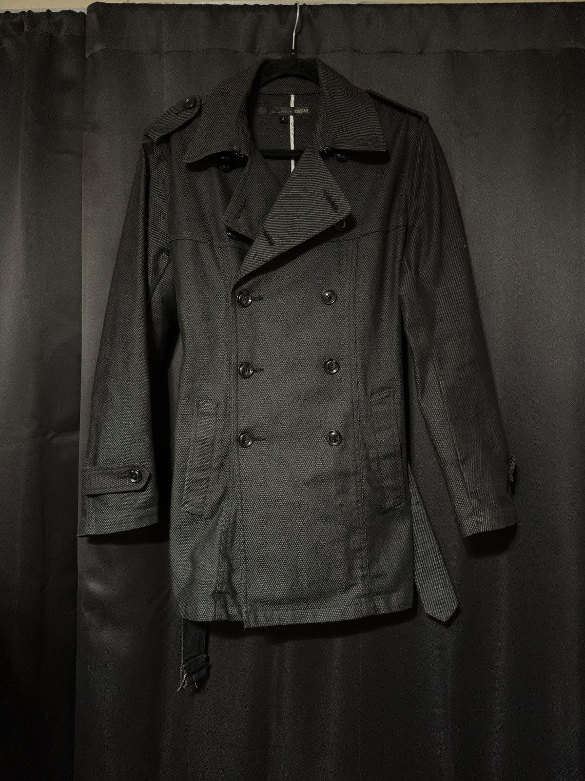 Schlüssel Japan Black Belted Trench coat
