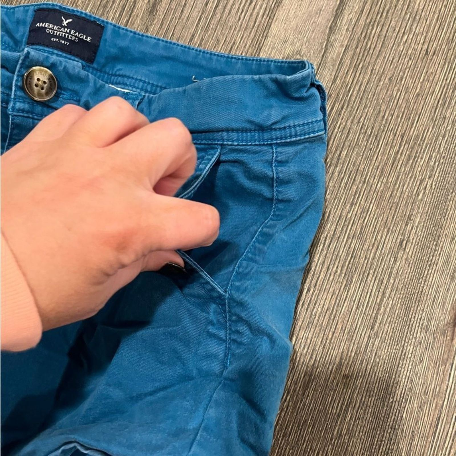 American Eagle Outfitters American Eagle Outfitters Classic Chino Short Button Size 27" / US 4 / IT 40 - 2 Thumbnail