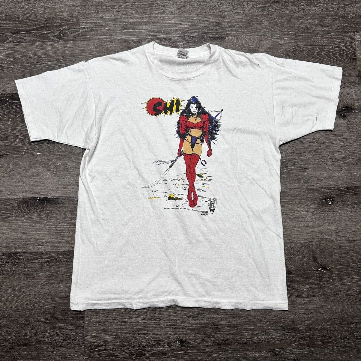 Vintage RARE VINTAGE 1996 SHI CRUSADE COMICS T SHIRT SIZE X Size US XL / EU 56 / 4 - 2 Thumbnail