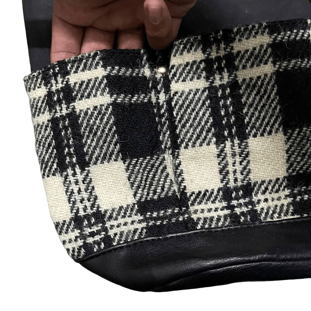 Harris Tweed Harris Tweed Wool Leather Handle Bag Size ONE SIZE - 12 Thumbnail