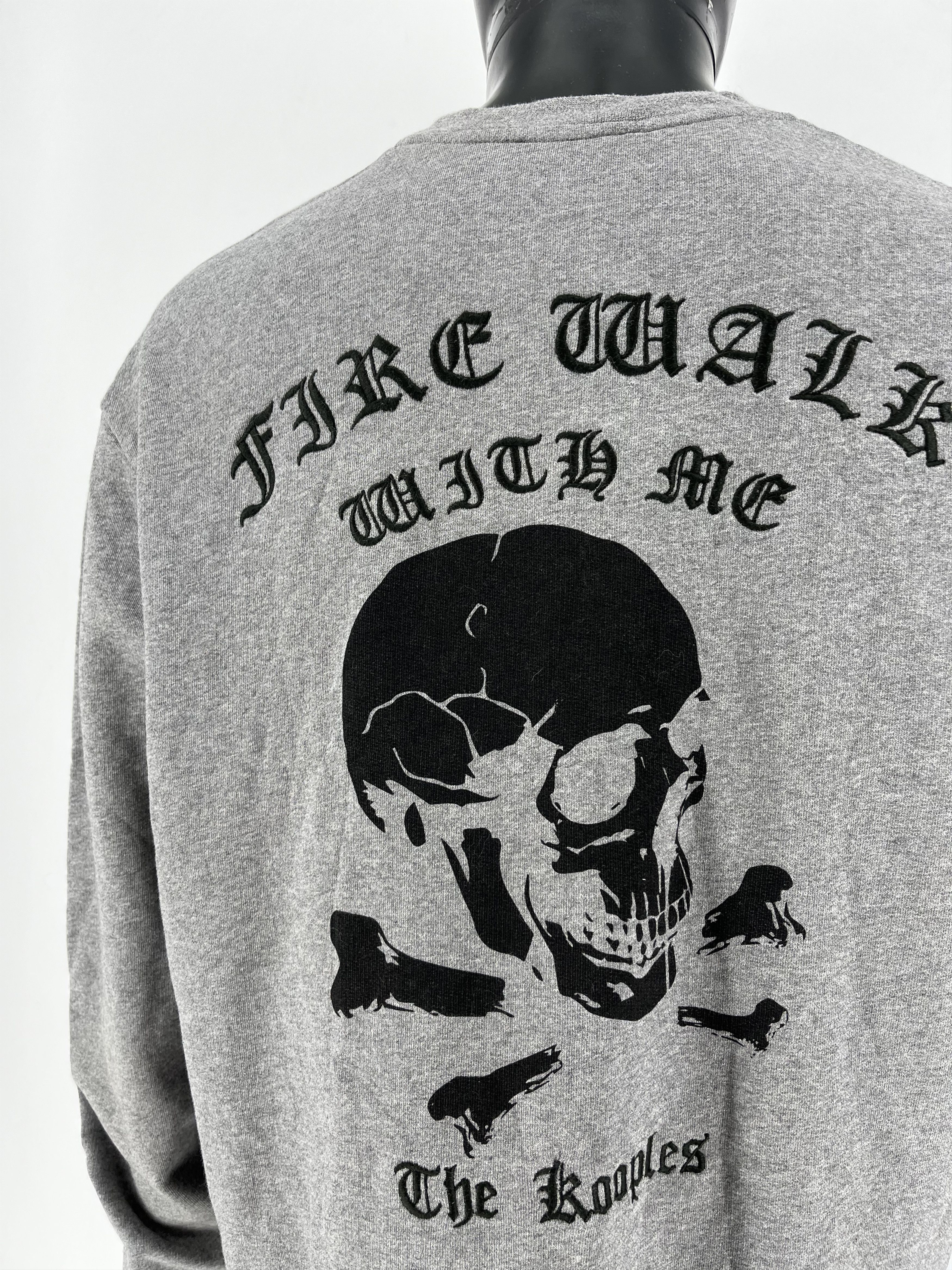 The Kooples Vintage The Kooples Big logo Skeleton y2k sweatshirt Size US L / EU 52-54 / 3 - 9 Thumbnail