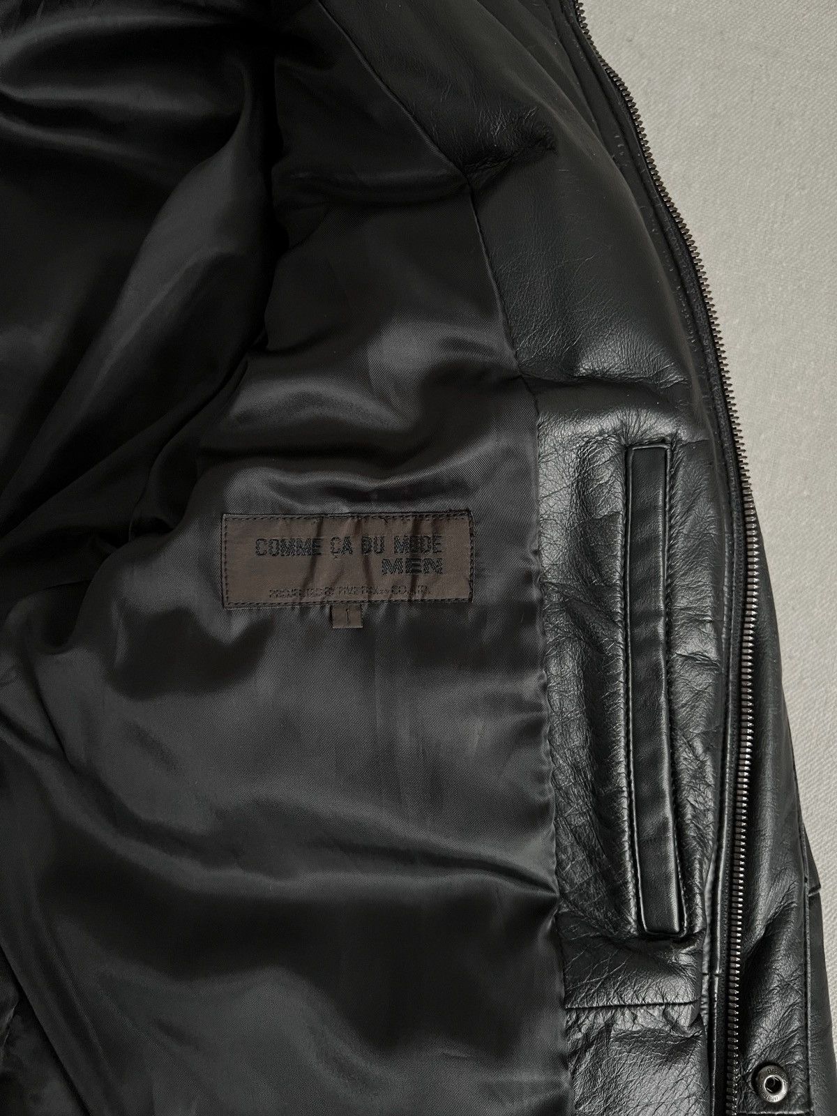 Comme Ca Ism Comme Ca Du Mode Japan Horse Leather Down Puffer Coat Size US S / EU 44-46 / 1 - 6 Thumbnail