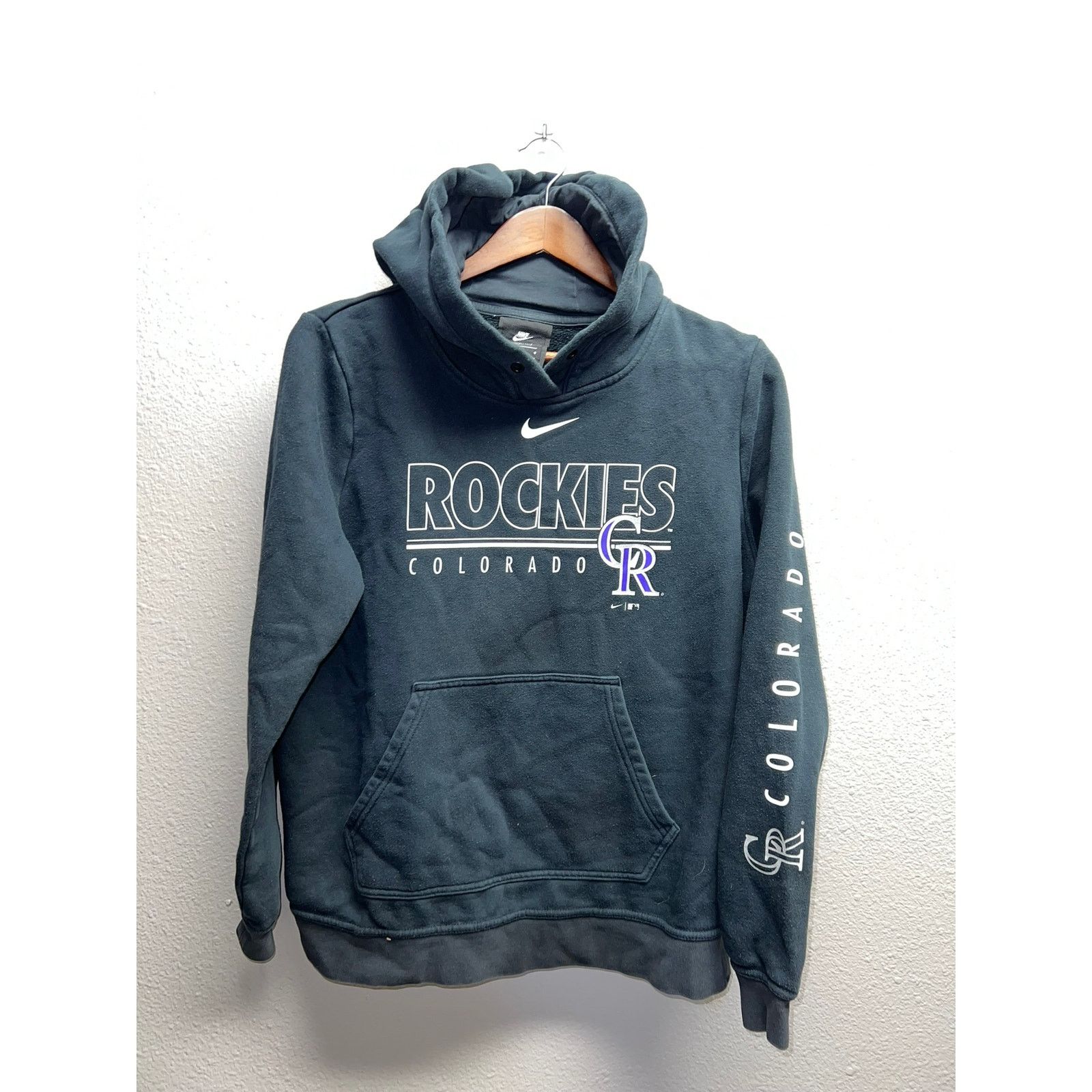Nike Nike Colorado Rockies Hoodie MLB Baseball Black Pullover L Size US L / EU 52-54 / 3 - 1 Thumbnail
