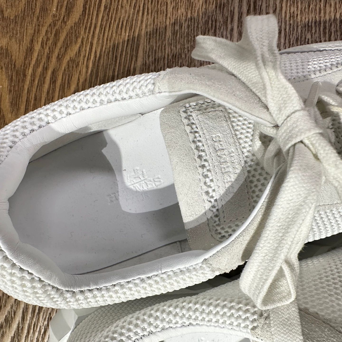 Hermes HERMES Jan1034 Bouncing Mesh Sport Casual Sneakers EUR 38 Size US 7 / IT 37 - 6 Thumbnail