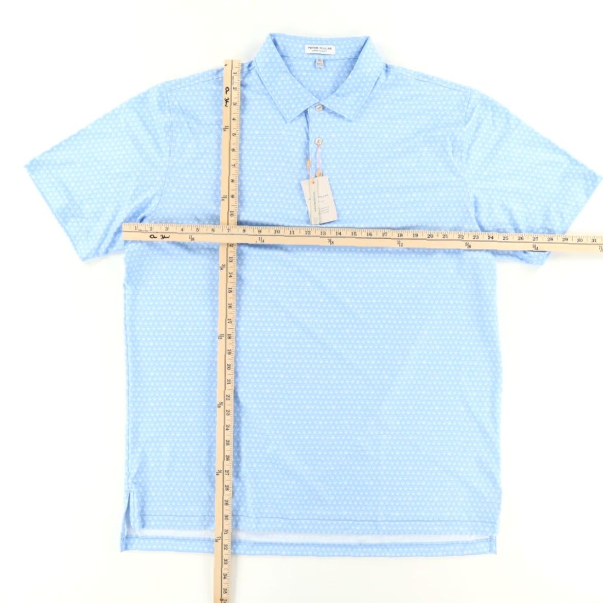 Peter Millar Peter Millar Skull Seeing Double Summer Comfort Polo Shirt Blue Men's XL Shirt Size US XL / EU 56 / 4 - 3 Thumbnail