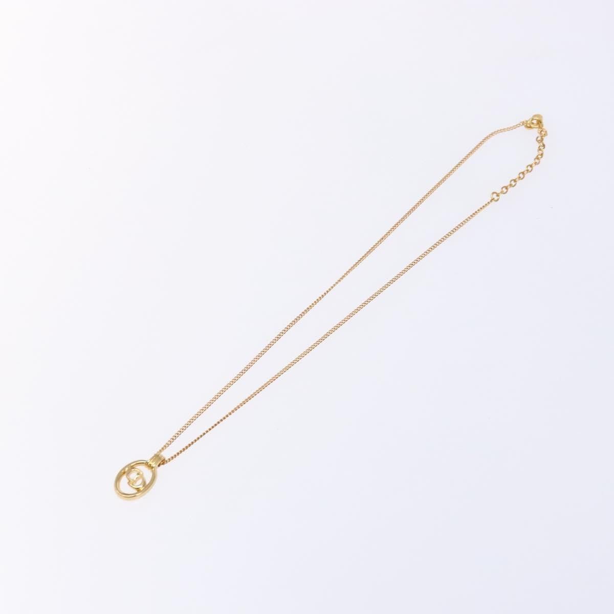 Dior Christian Dior CD Pendant Necklace Gold-plated Size ONE SIZE - 1 Thumbnail
