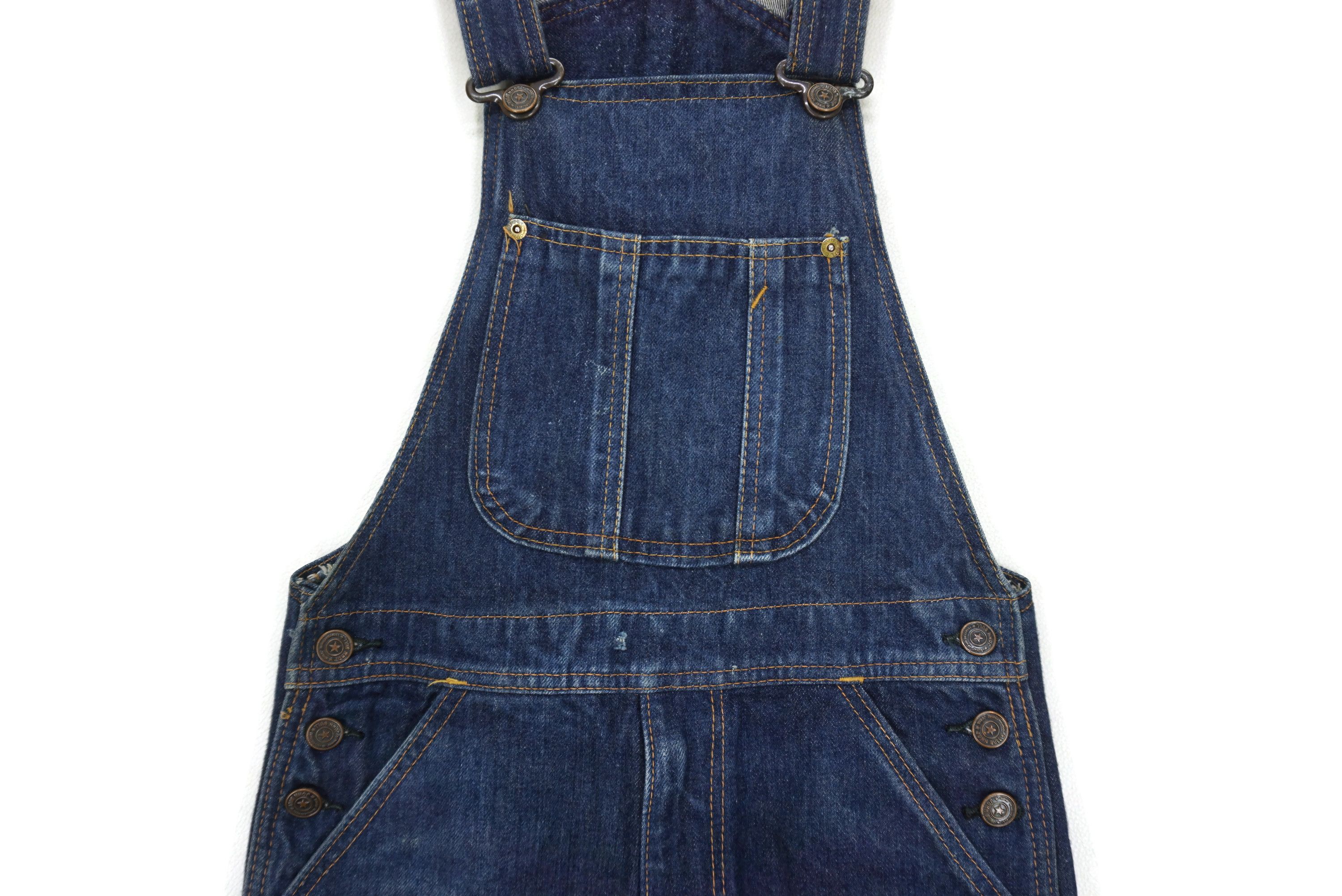 Japanese Brand John Bull Denim Overalls fit W29xL33 Carpenter Jeans Size 26" / US 2 / IT 38 - 5 Thumbnail