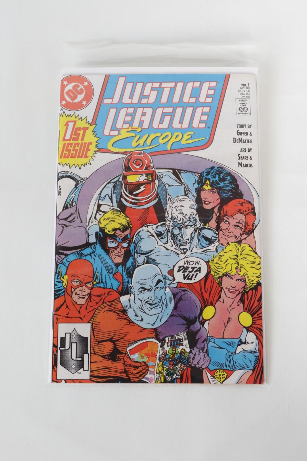 DC Comics 89' DC Comics Justice League Europe APR 89 Comics Size ONE SIZE - 1 Thumbnail