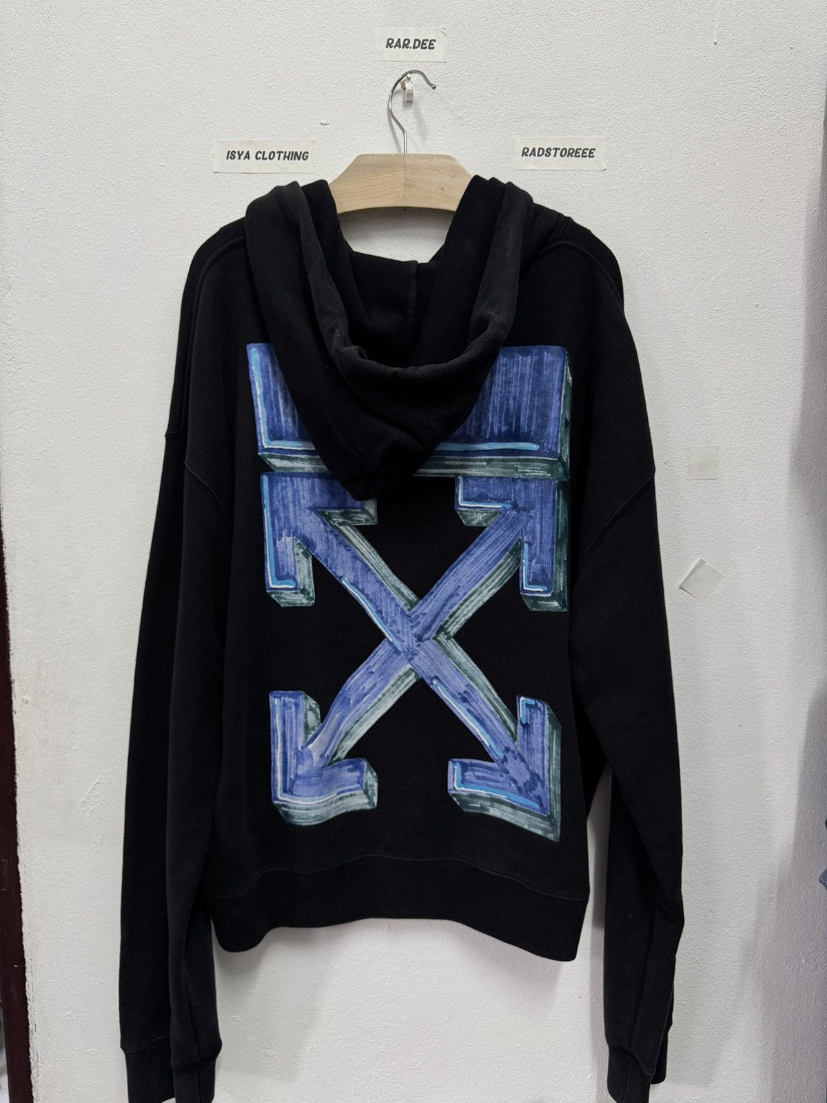 Off-White Off-White Oversize Fit Marker Arrows Hoodie Size US L / EU 52-54 / 3 - 1 Thumbnail