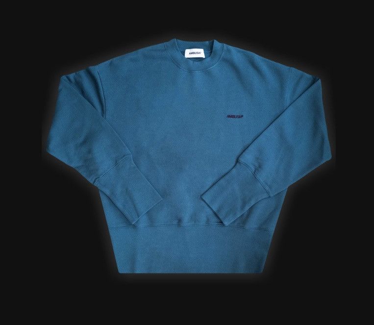 Ambush Design High Rib Sweater Atlantic in Blue Size US L / EU 52-54 / 3 - 1 Thumbnail