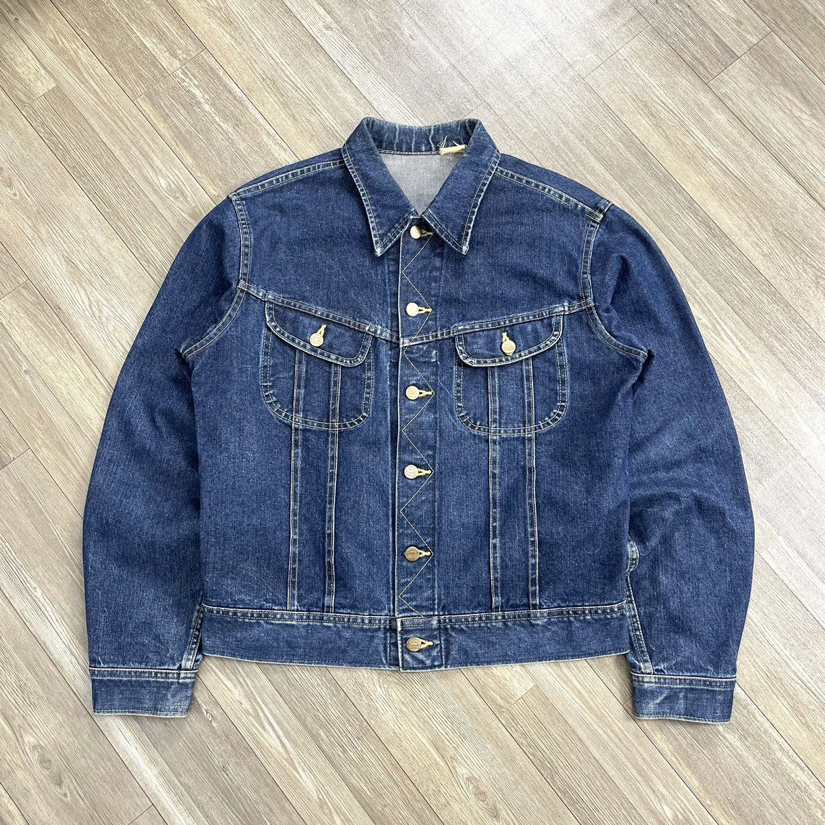 Japanese Brand × Sugar Cane × Toyo Enterprises Vintage Inferno Basics by Sugar Cane Selvedge Denim Jacket Size US L / EU 52-54 / 3 - 1 Thumbnail