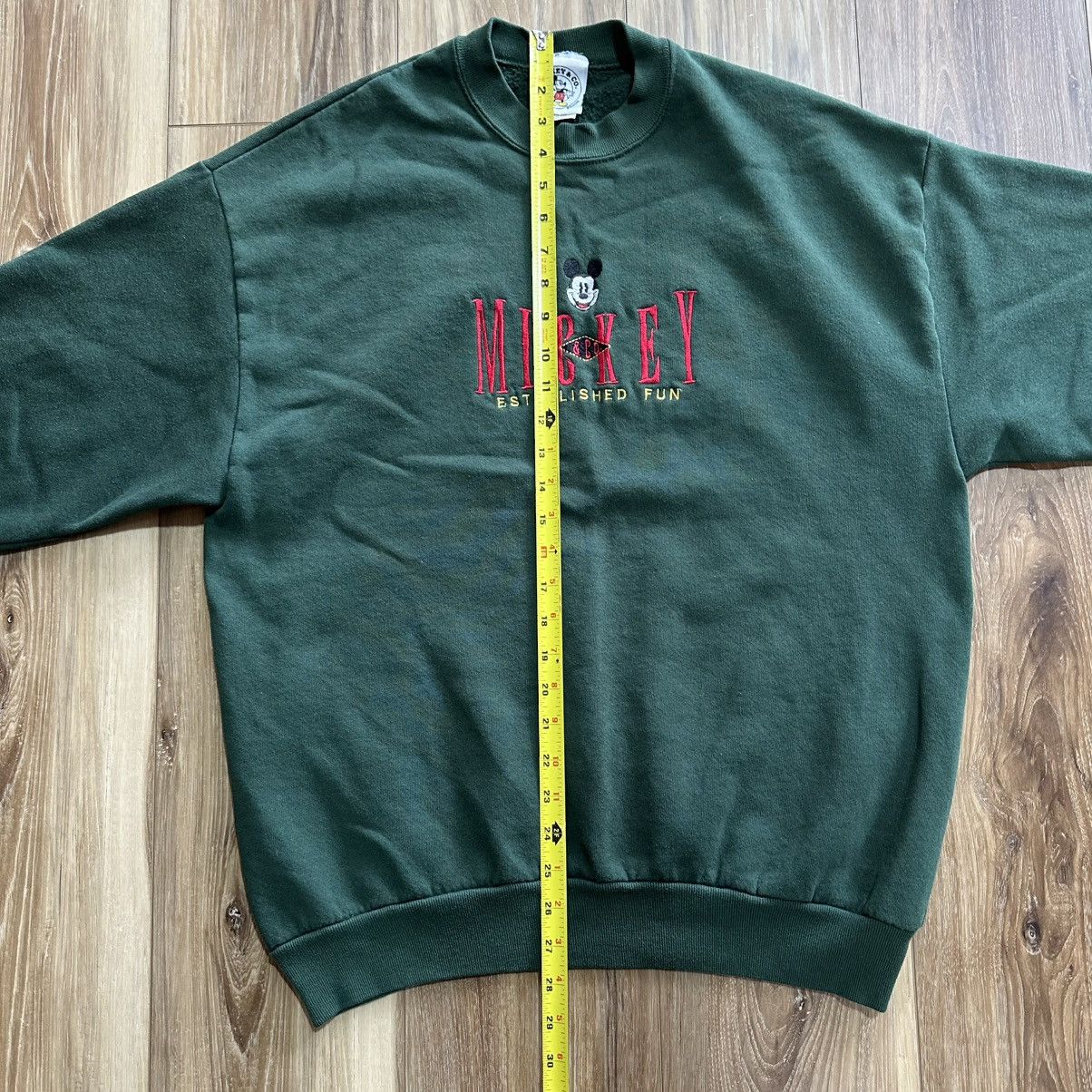 Disney × Vintage Vintage 90s Disney Mickey Mouse Embroidered Sweatshirt, XL Size US XL / EU 56 / 4 - 7 Thumbnail