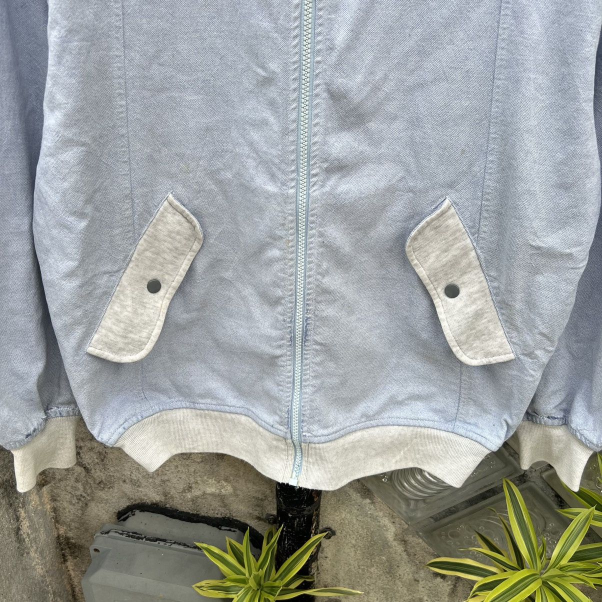 Vintage “VINTAGE” UCLA STAFF DISTRESS ZIP UP BLUE JACKET Size US M / EU 48-50 / 2 - 4 Thumbnail