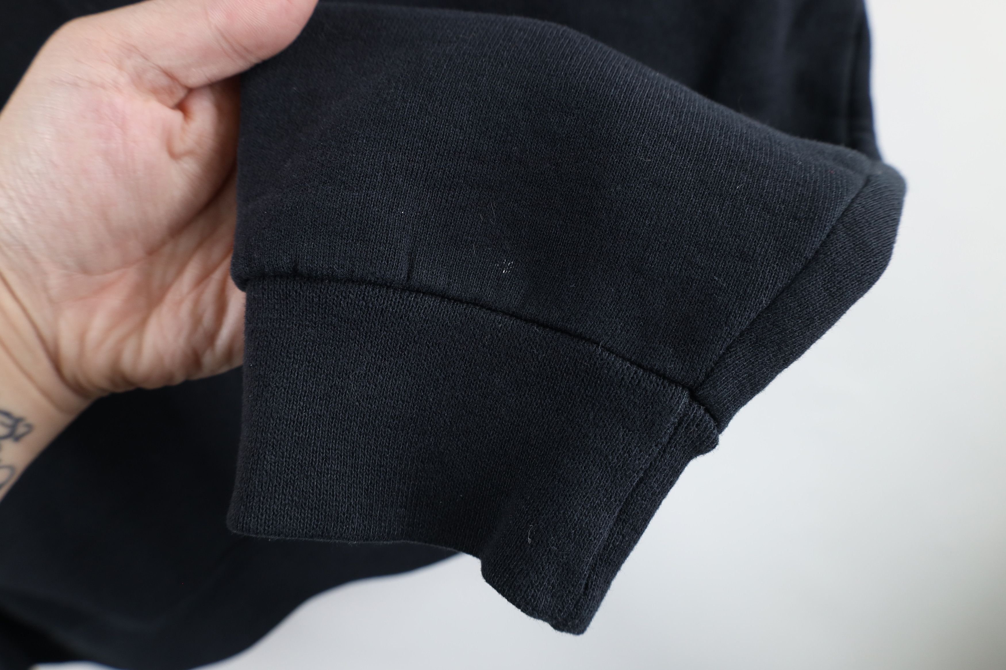 Russell Athletic × Vintage Vintage 90s Russell Athletic Blank Crewneck Sweatshirt Black Size US XL / EU 56 / 4 - 6 Thumbnail