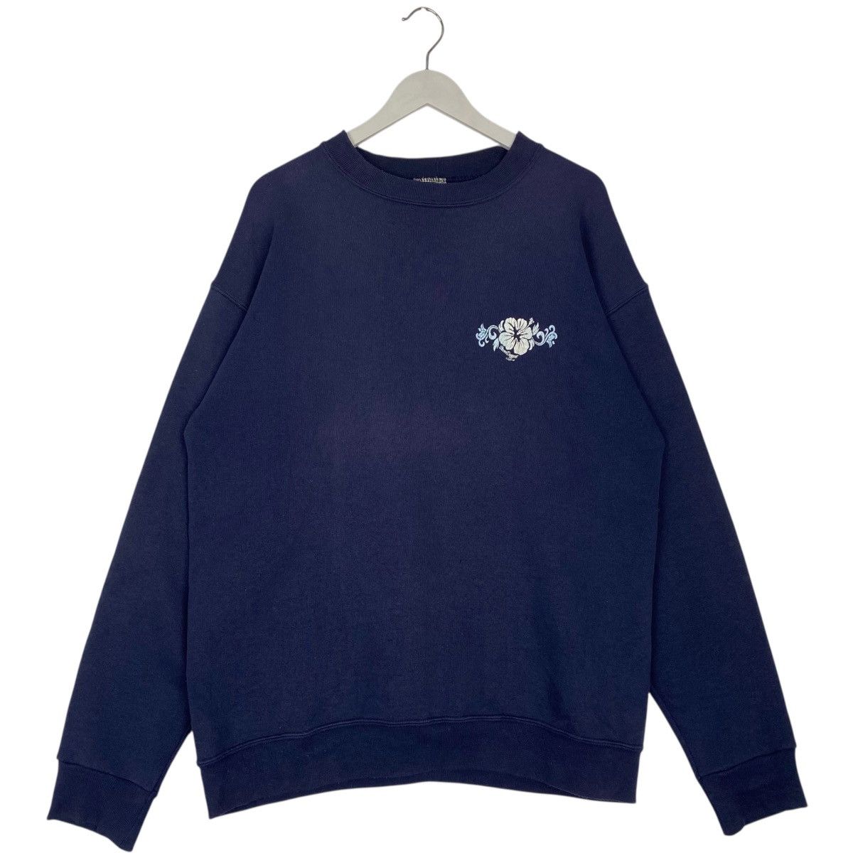 Other Vintage Piko Hawaiian Printed Crewneck Sweatshirt Navy Blue Size US M / EU 48-50 / 2 - 1 Thumbnail