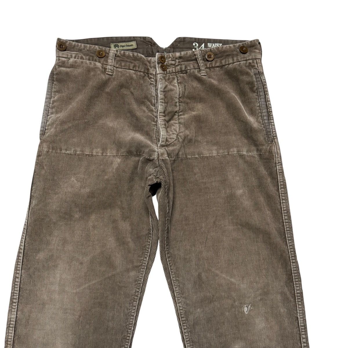 Nigel Cabourn Vintage Nigel Cabourn Brown Corduroy Military Pants Size US 34 / EU 50 - 3 Thumbnail