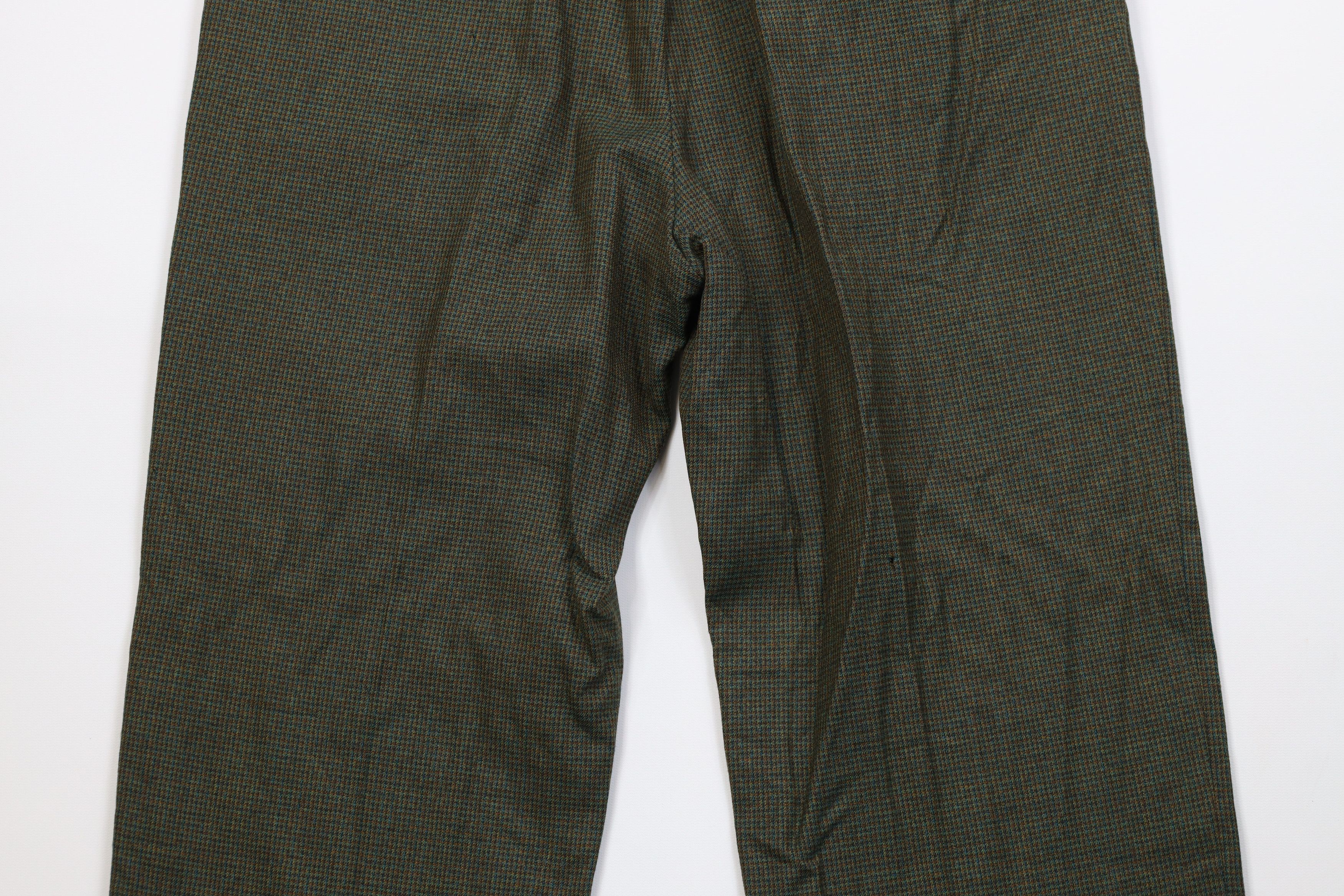 Vintage Vintage 50s Streetwear Wool Knit Chino Pants Houndstooth USA Size US 34 / EU 50 - 12 Thumbnail