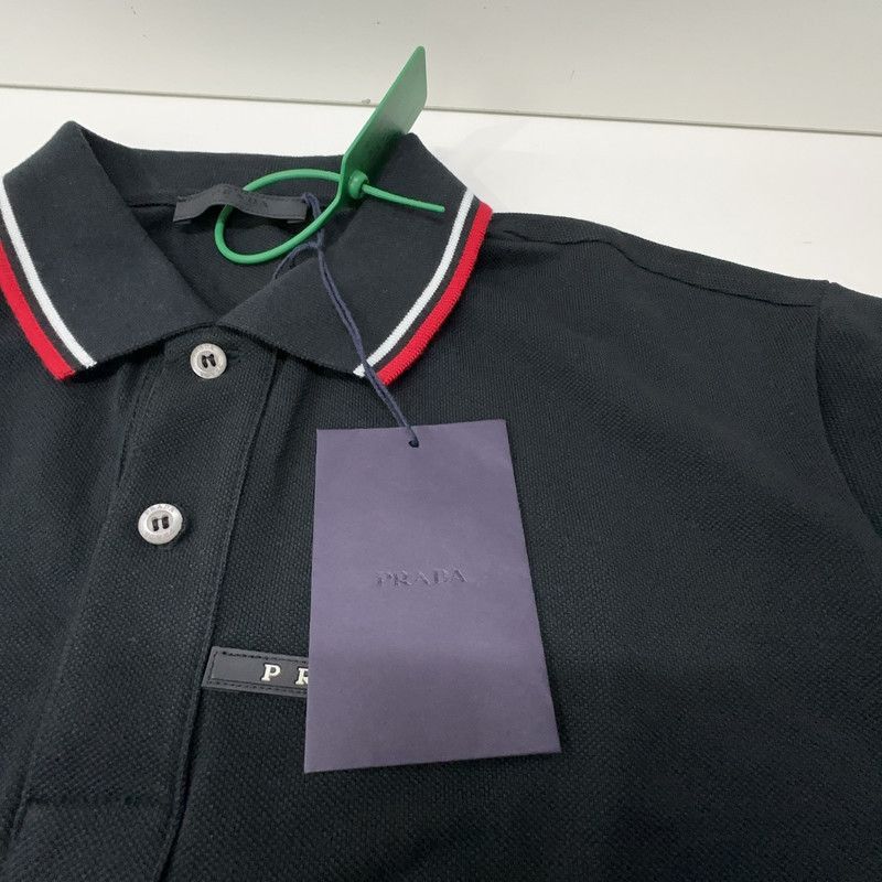 Prada Prada Striped Letter Short Sleeve Polo-2506 Size US M / EU 48-50 / 2 - 4 Thumbnail