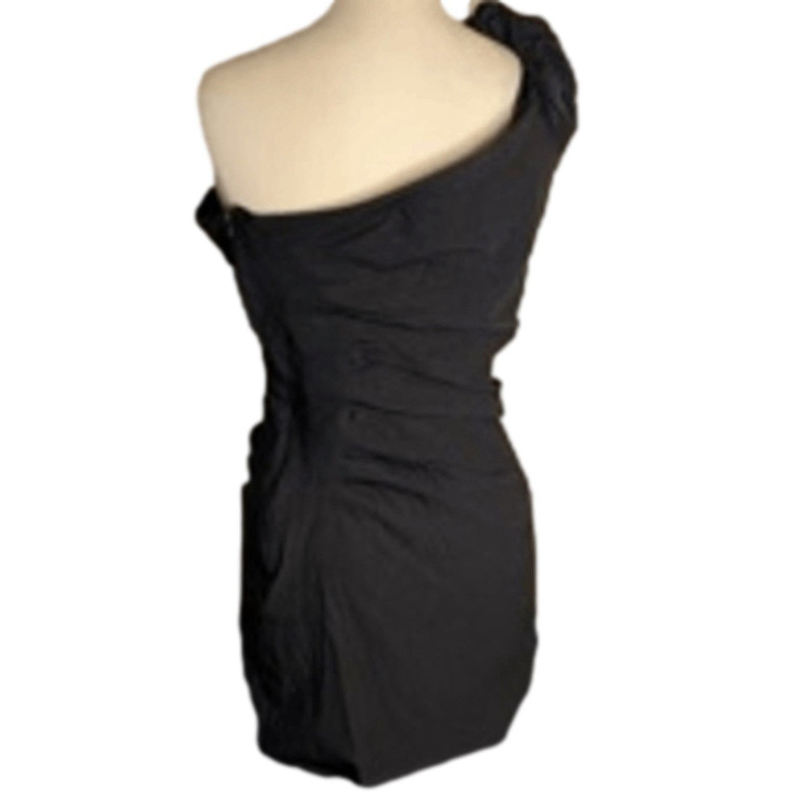 Other Chic One Shoulder Black Ruched Party Dress Speechless S Size S / US 4 / IT 40 - 8 Thumbnail