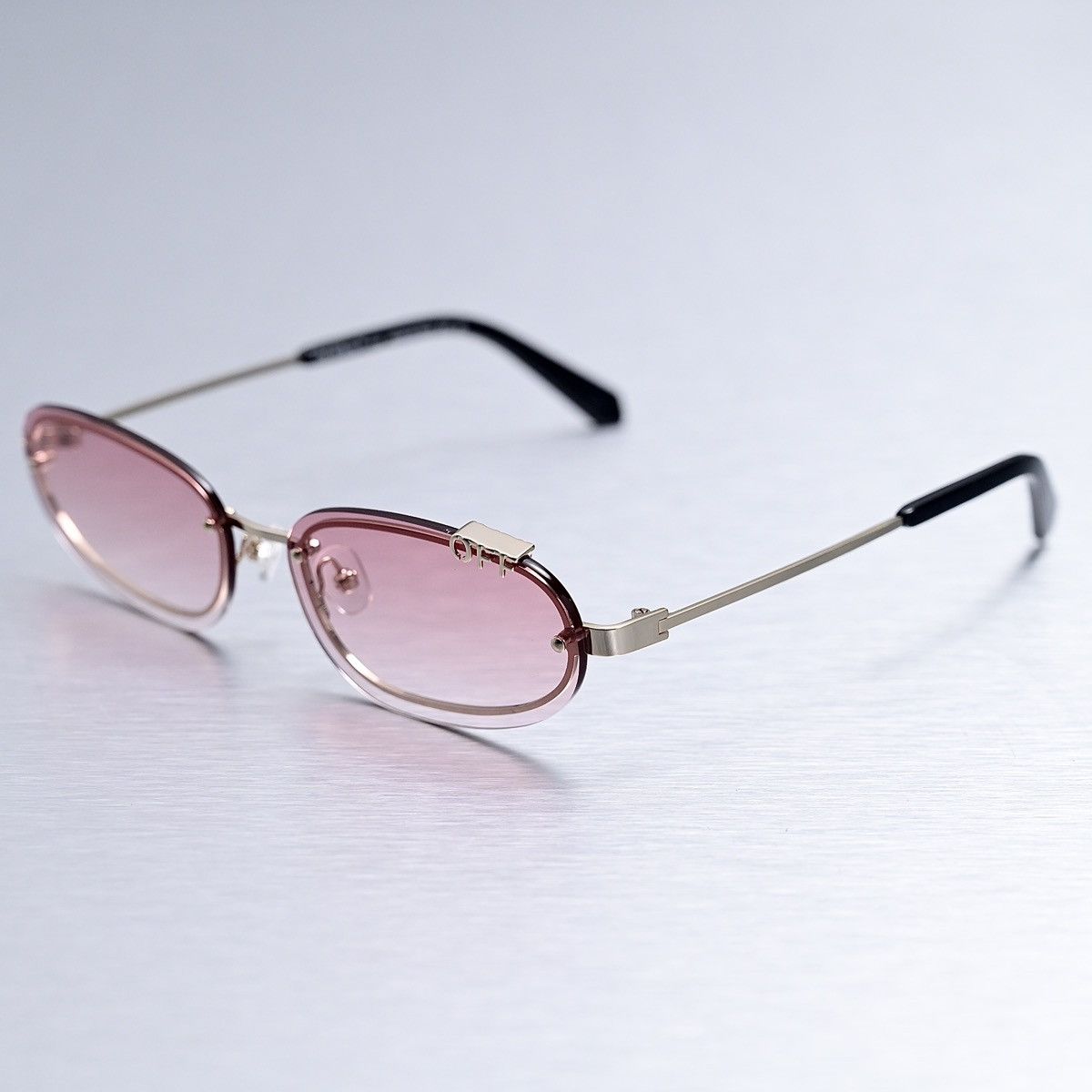 Off-White OFF WHITE MIAMI GOLD GRADIENT RED SUNGLASSES Size ONE SIZE - 2 Thumbnail