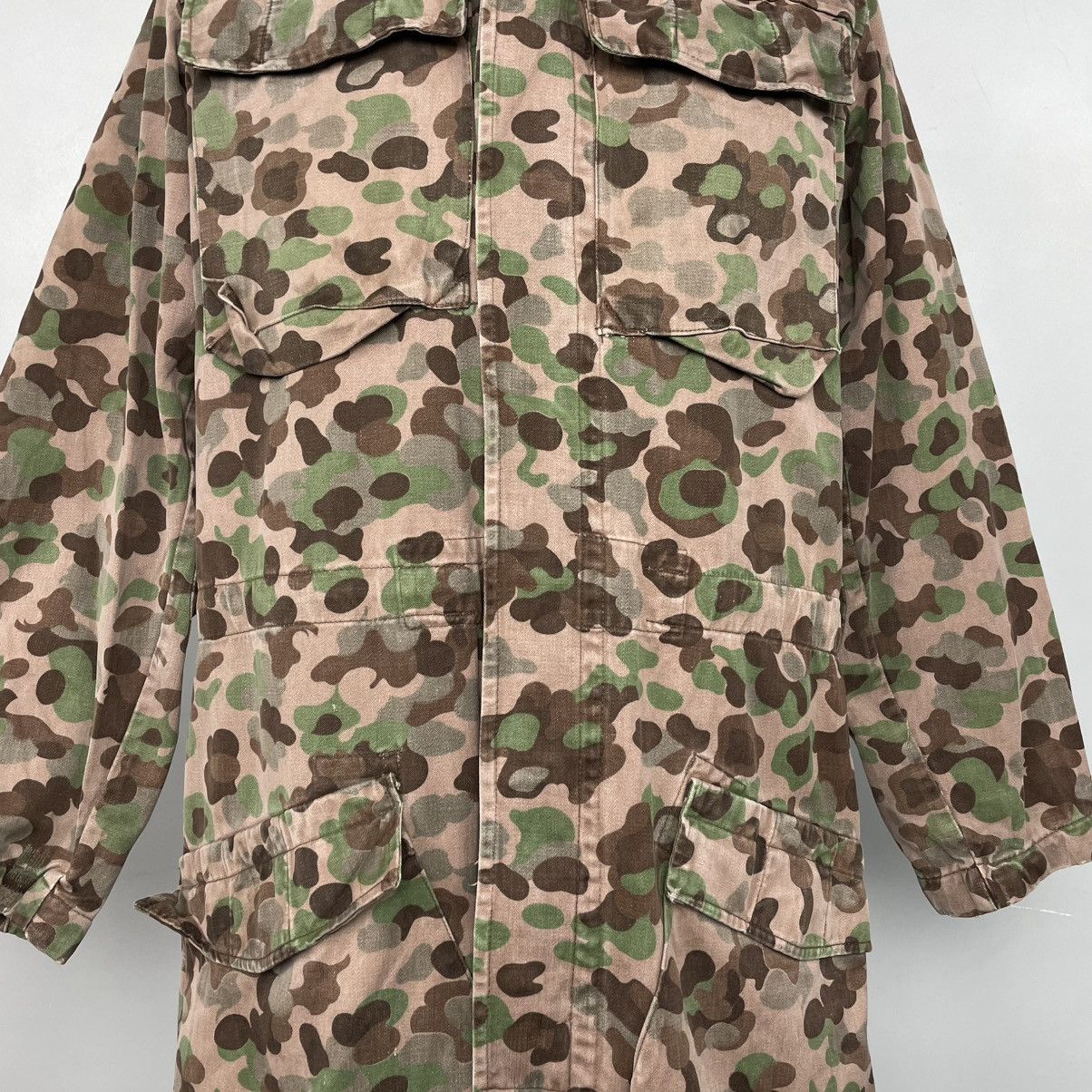 Vintage Vintage 60’s Austrian army Erbsenmuster Long Parka Size US M / EU 48-50 / 2 - 2 Thumbnail