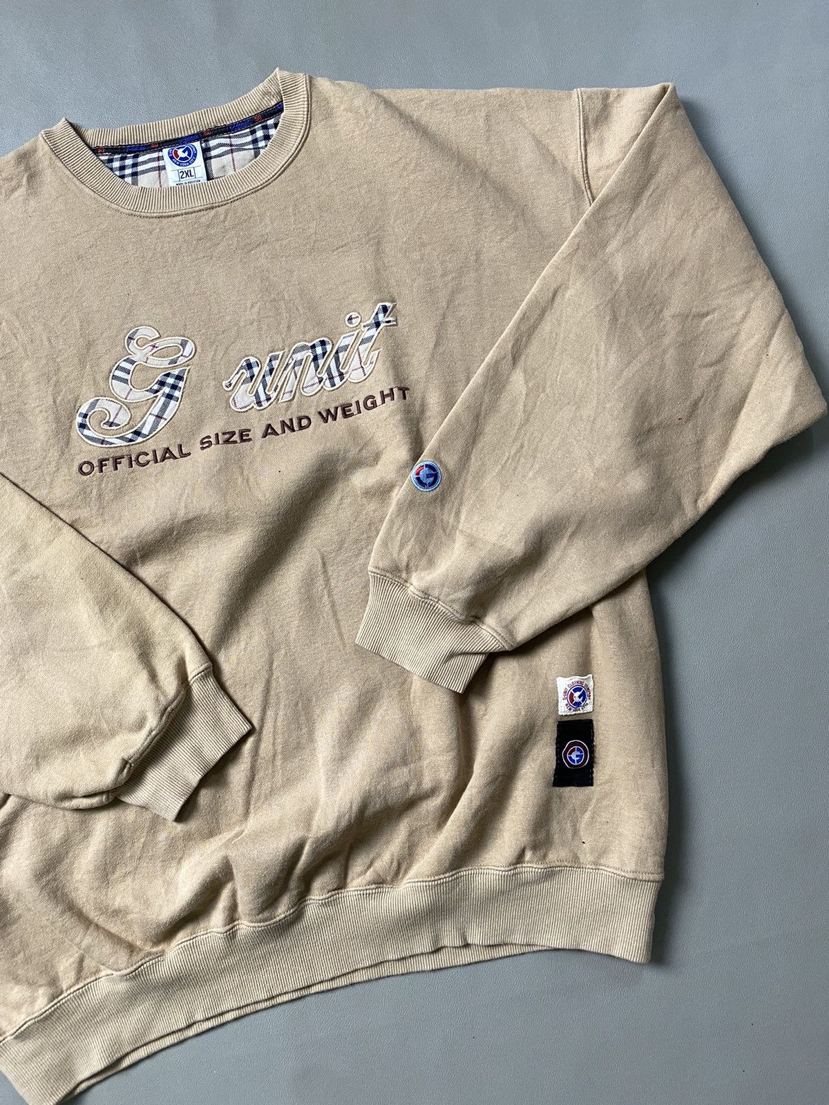G-Unit G Unit Rip Off Burberry Sweatshirt Size US XXL / EU 58 / 5 - 2 Thumbnail
