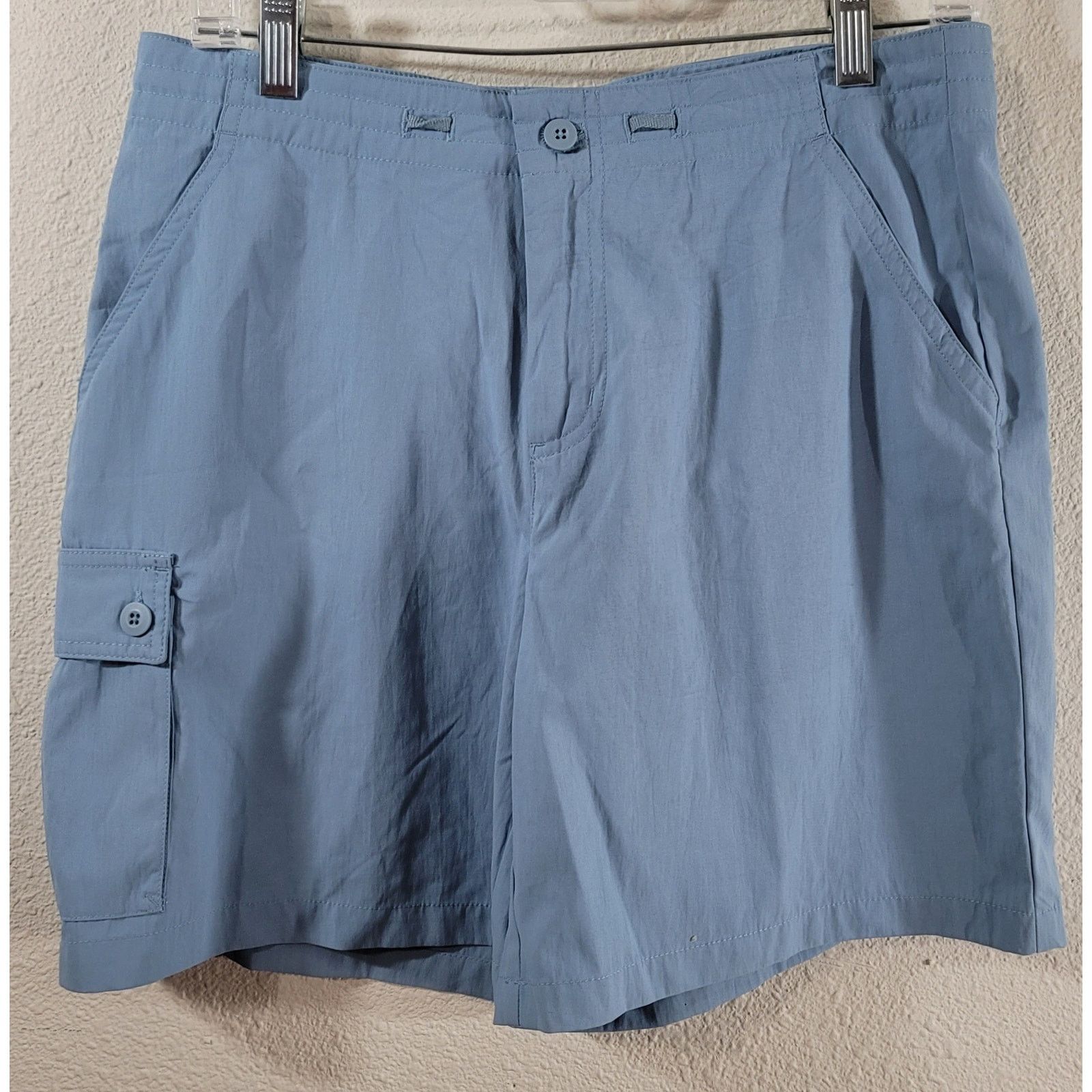 Other Weatherproof Blue Flat Front Cargo Shorts 10 Lightweight Size 32" / US 10 / IT 46 - 1 Thumbnail
