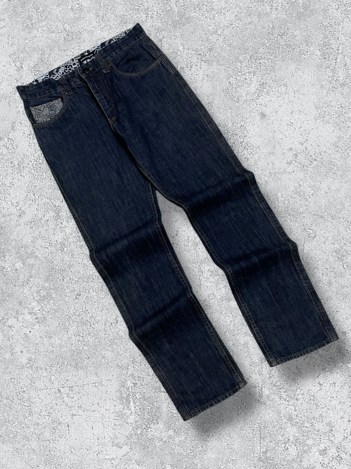 Japanese Brand Vintage 90’s Japan Deaigner Avail Avantgarde Daicock Denim Size US 32 / EU 48 - 6 Thumbnail