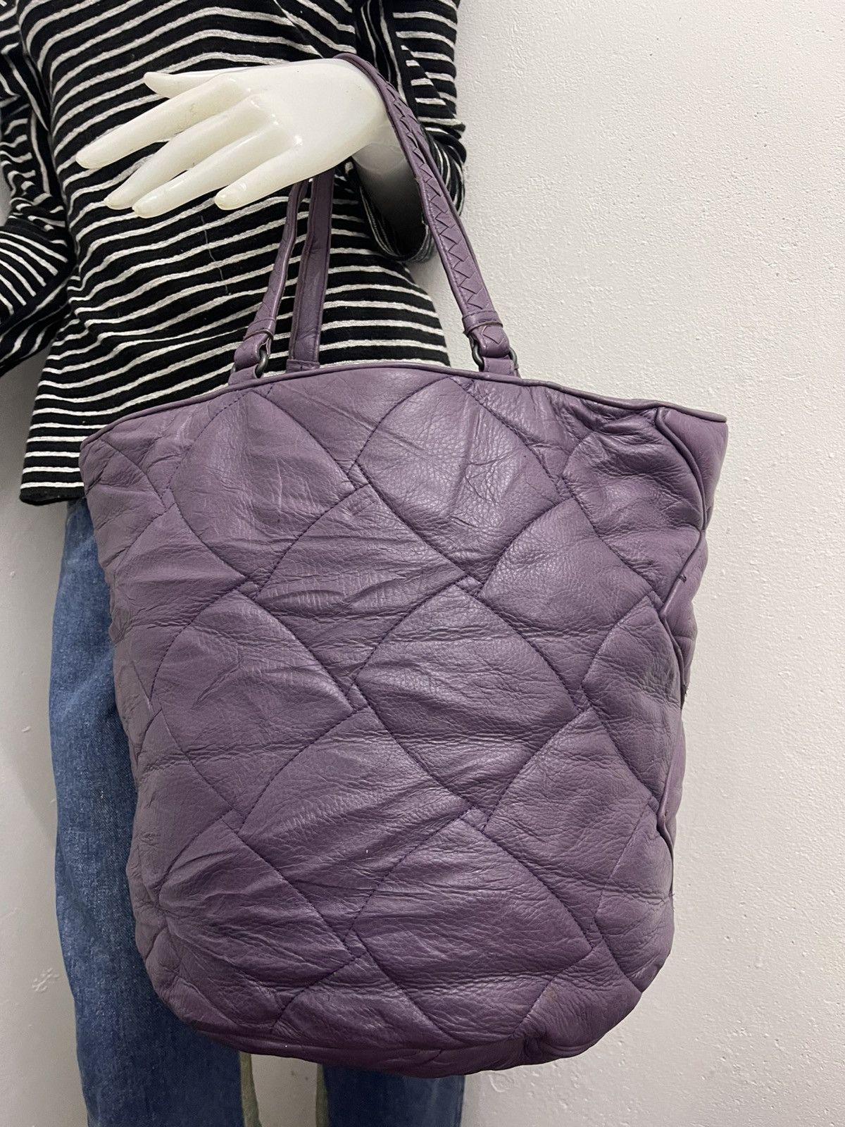 Bottega Veneta Purple Bottega Veneta Soft Nappa leather handbag Size ONE SIZE - 10 Thumbnail