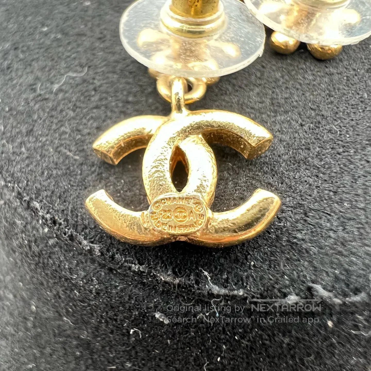 Chanel Chanel Double C-band diamond earrings Size ONE SIZE - 3 Thumbnail