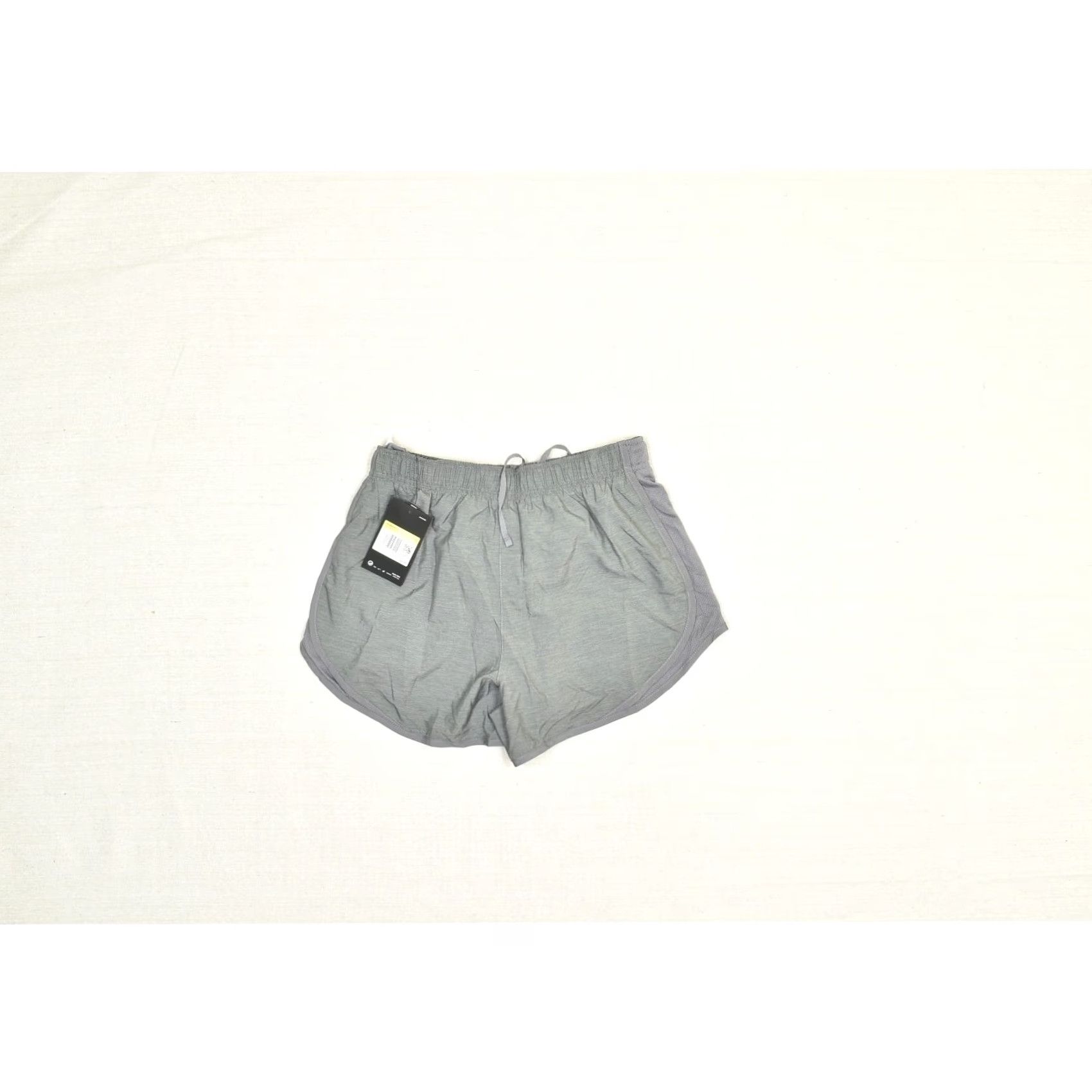 Nike Nike Dri-Fit Athletic Running Shorts Womens S Gray Inseam 3in Swoosh Front Flat Pocket Coin Lined Size 28" / US 6 / IT 42 - 4 Thumbnail