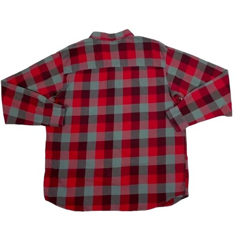 Columbia Columbia Red Gray Plaid Out and Back II L/S Shirt XL Size US XL / EU 56 / 4 - 5 Thumbnail
