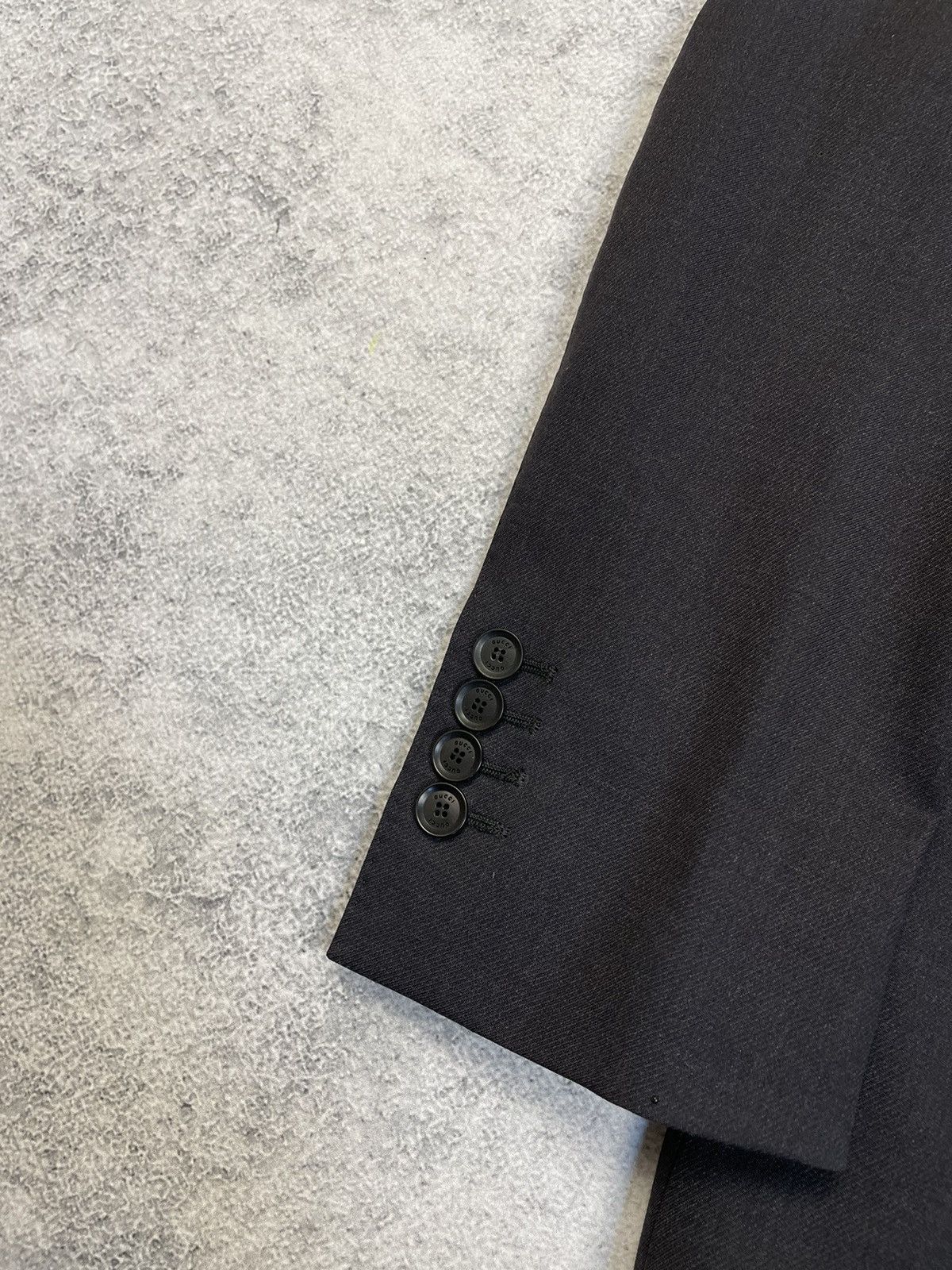 Gucci Gucci Men's Black Cotton uniform Suit with dustbag Size 44S - 8 Thumbnail