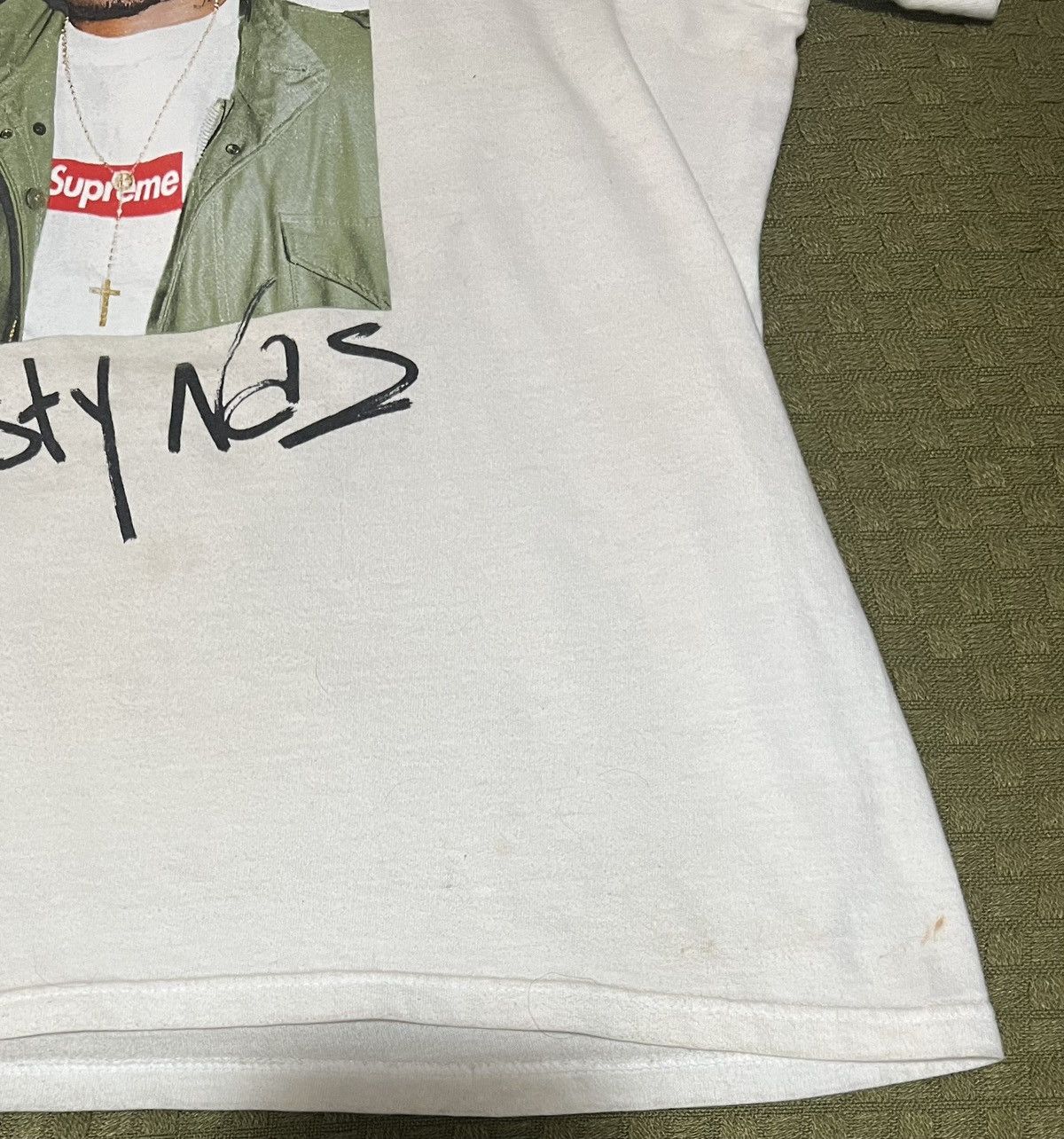 Rap Tees × Supreme Supreme Nas Tee Size US S / EU 44-46 / 1 - 3 Thumbnail