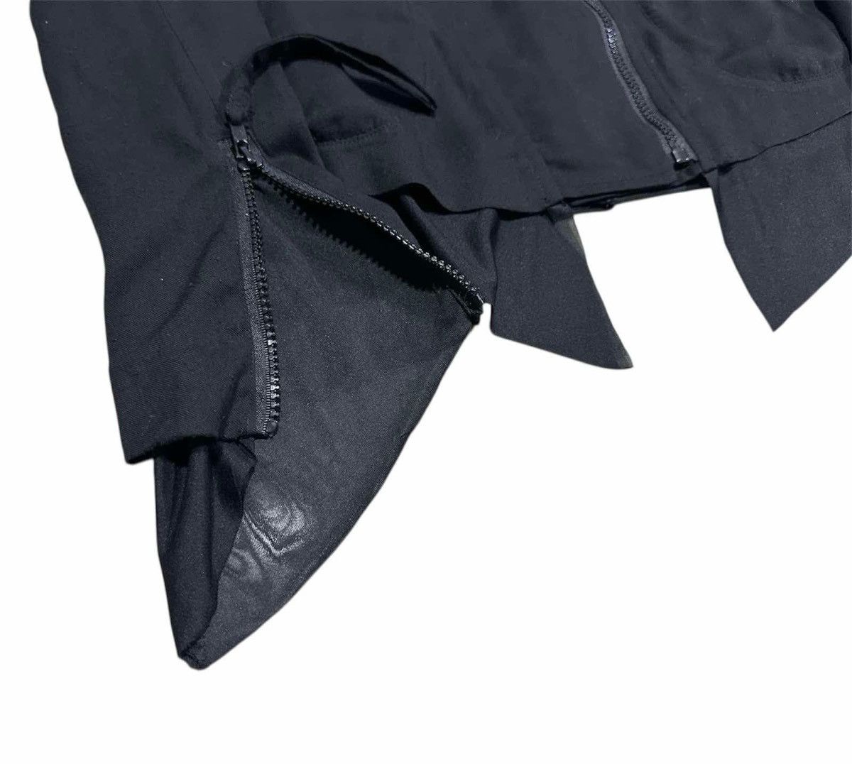 If Six Was Nine × Japanese Brand 🔥Sick Y2K Sly Asymmetric Jacket Double Layer Cinch Size US S / EU 44-46 / 1 - 5 Thumbnail