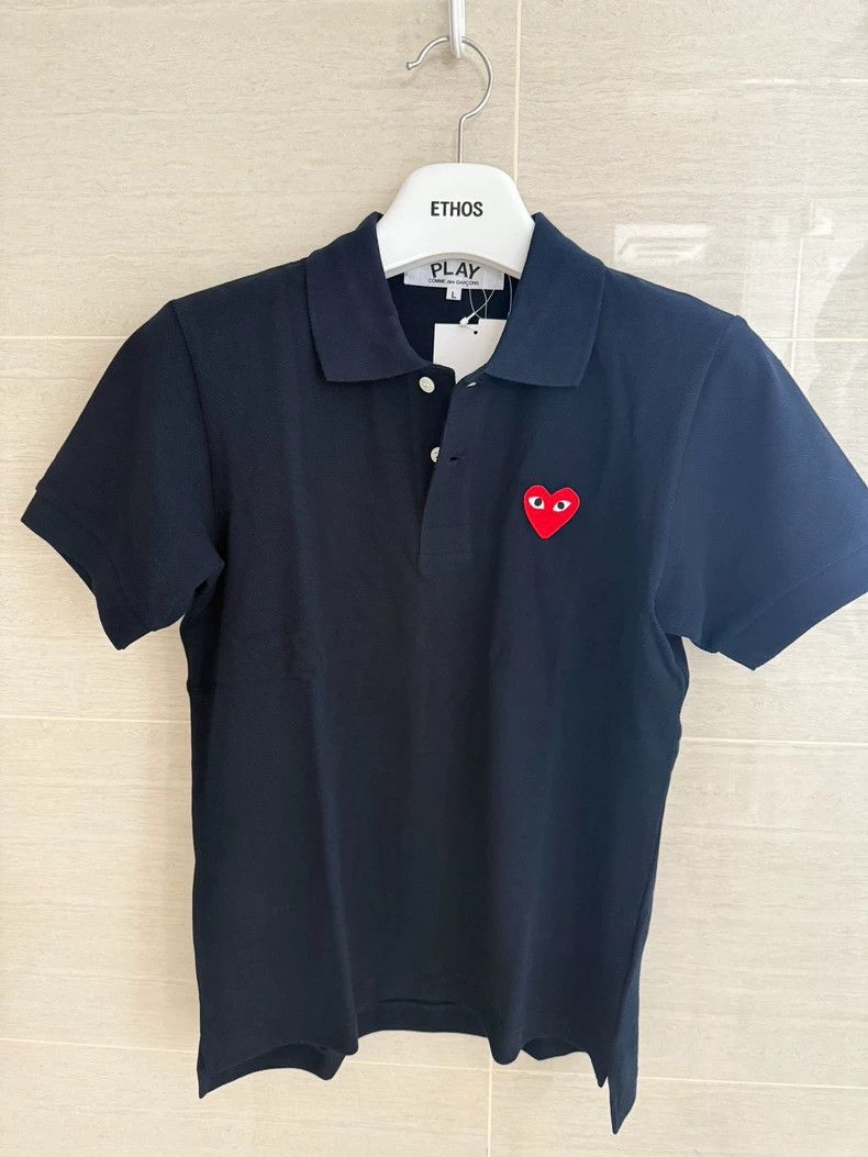 Comme des Garcons Comme Des Garcons Red Love Shirt Polo Shirt Size L / US 10 / IT 46 - 1 Thumbnail