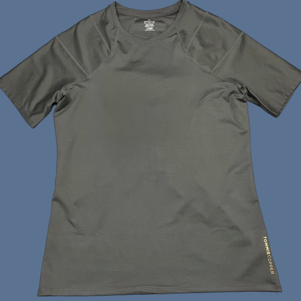 Vintage Tommie Copper Shirt Mens 2XL Slate Gray Athletic Posture Energy Gym & Training Short Sleeve Crew Neck Pullover Support Size US XXL / EU 58 / 5 - 1 Thumbnail