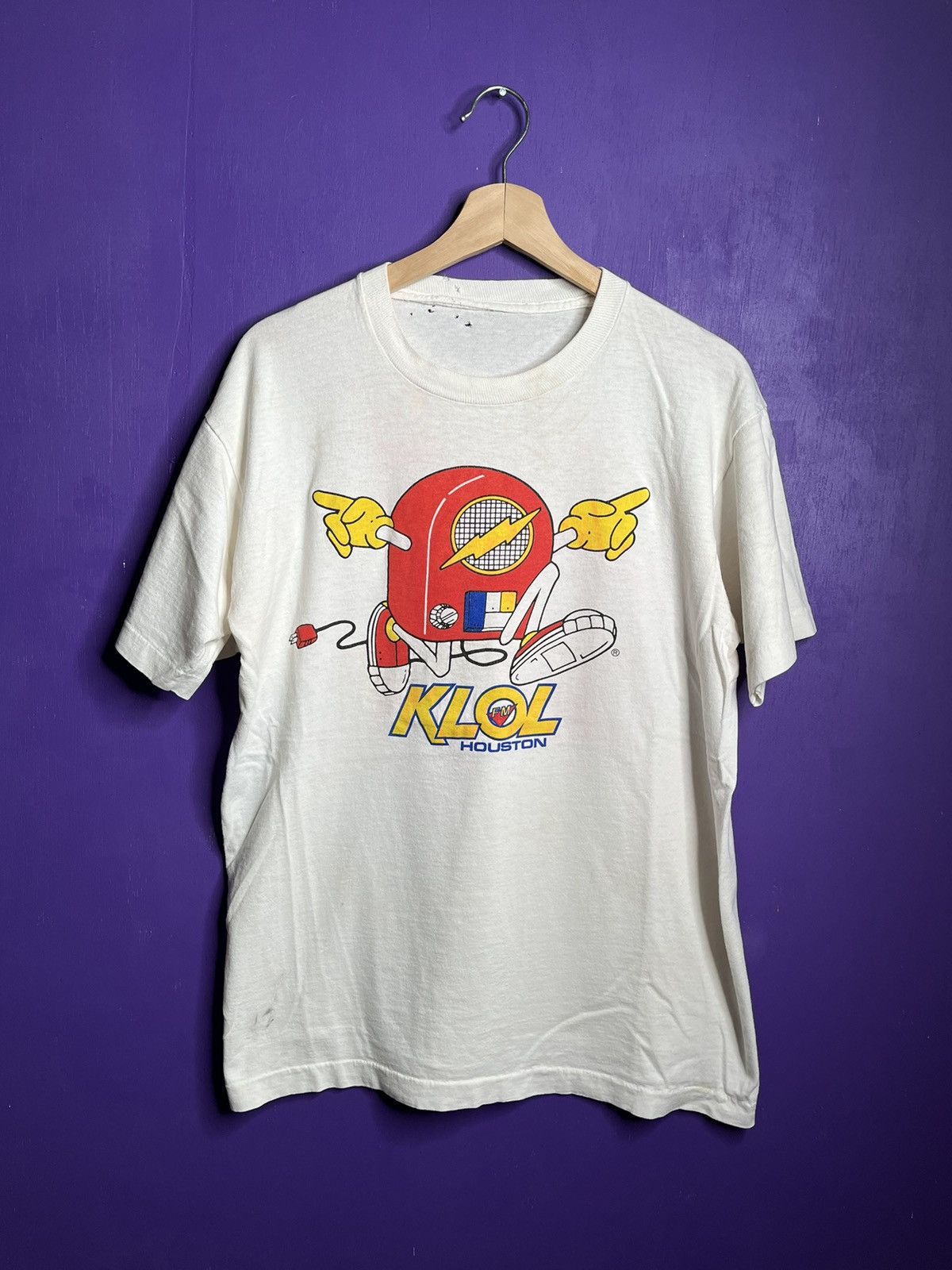 Vintage Vintage 90s Budweiser KLOL Houston radio t-shirt | Grailed