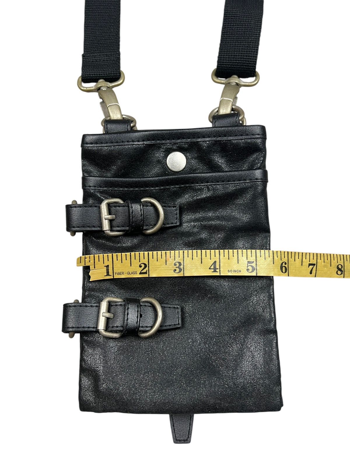Japanese Brand × Other × Seditionaries Faux Leather Custom Made Bondage Sling Bag Size ONE SIZE - 7 Thumbnail