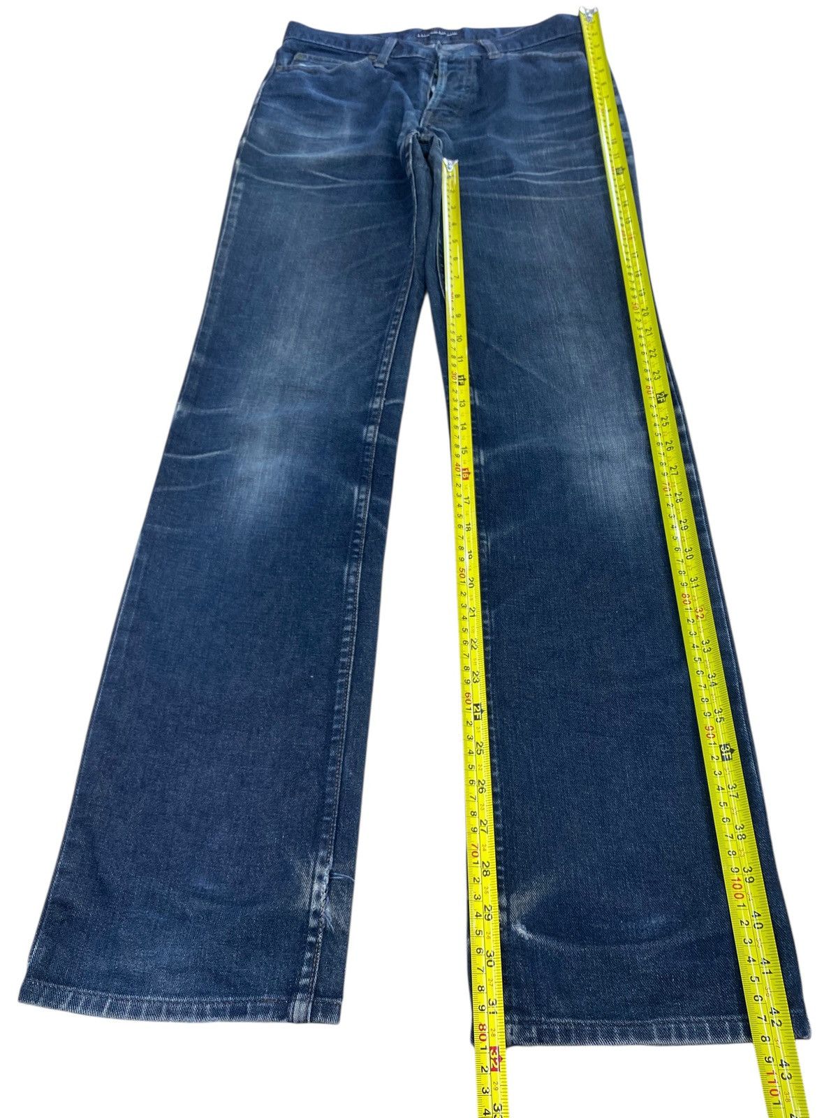 Lounge Lizard Lounge Lizard Dark Wash Style Whiskers Jeans Size US 29 - 7 Thumbnail