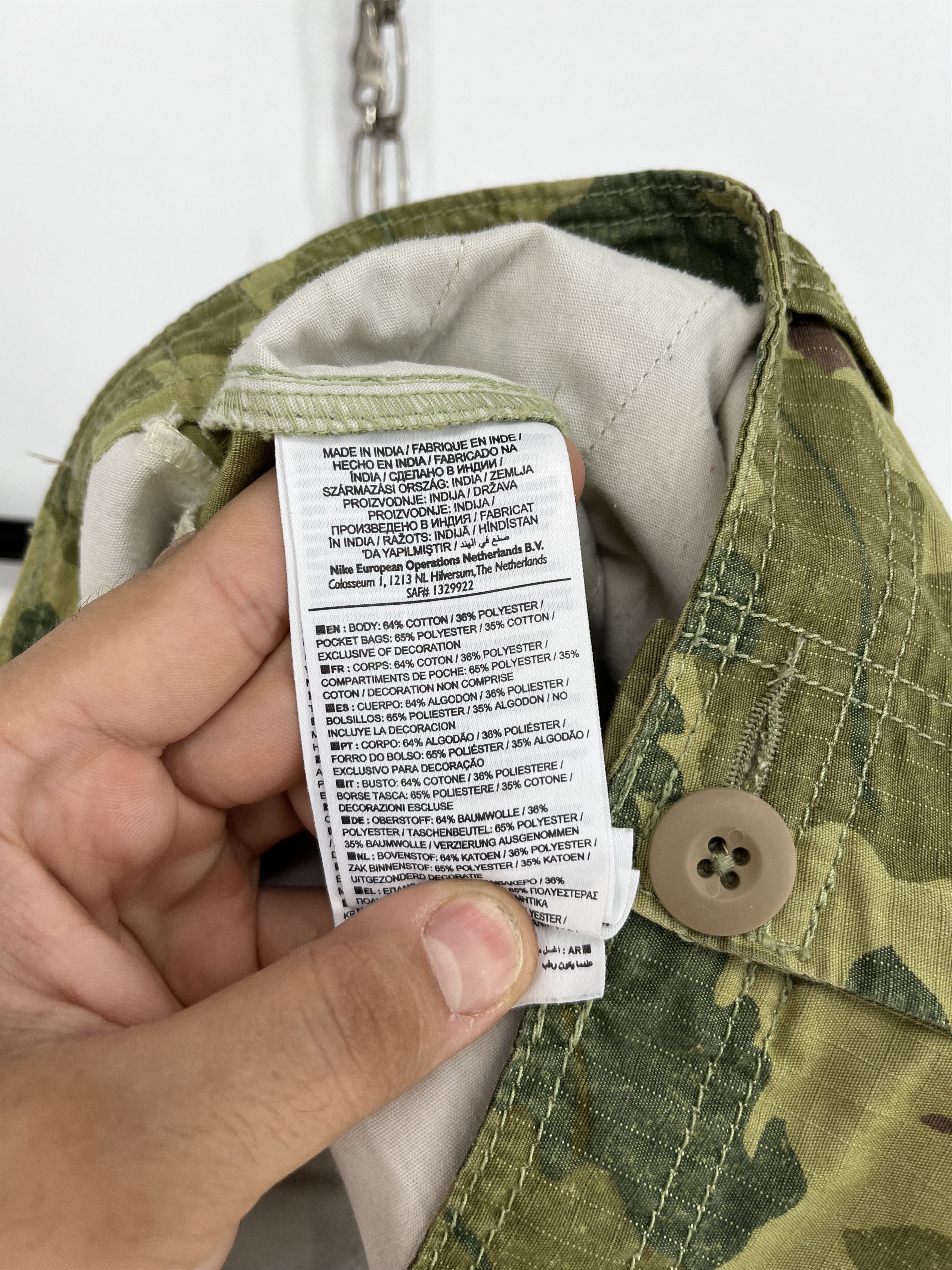 Nike NIKE 6.0 Mens Cargo Shorts Green Camouflage Size 32 Size US 32 / EU 48 - 14 Thumbnail