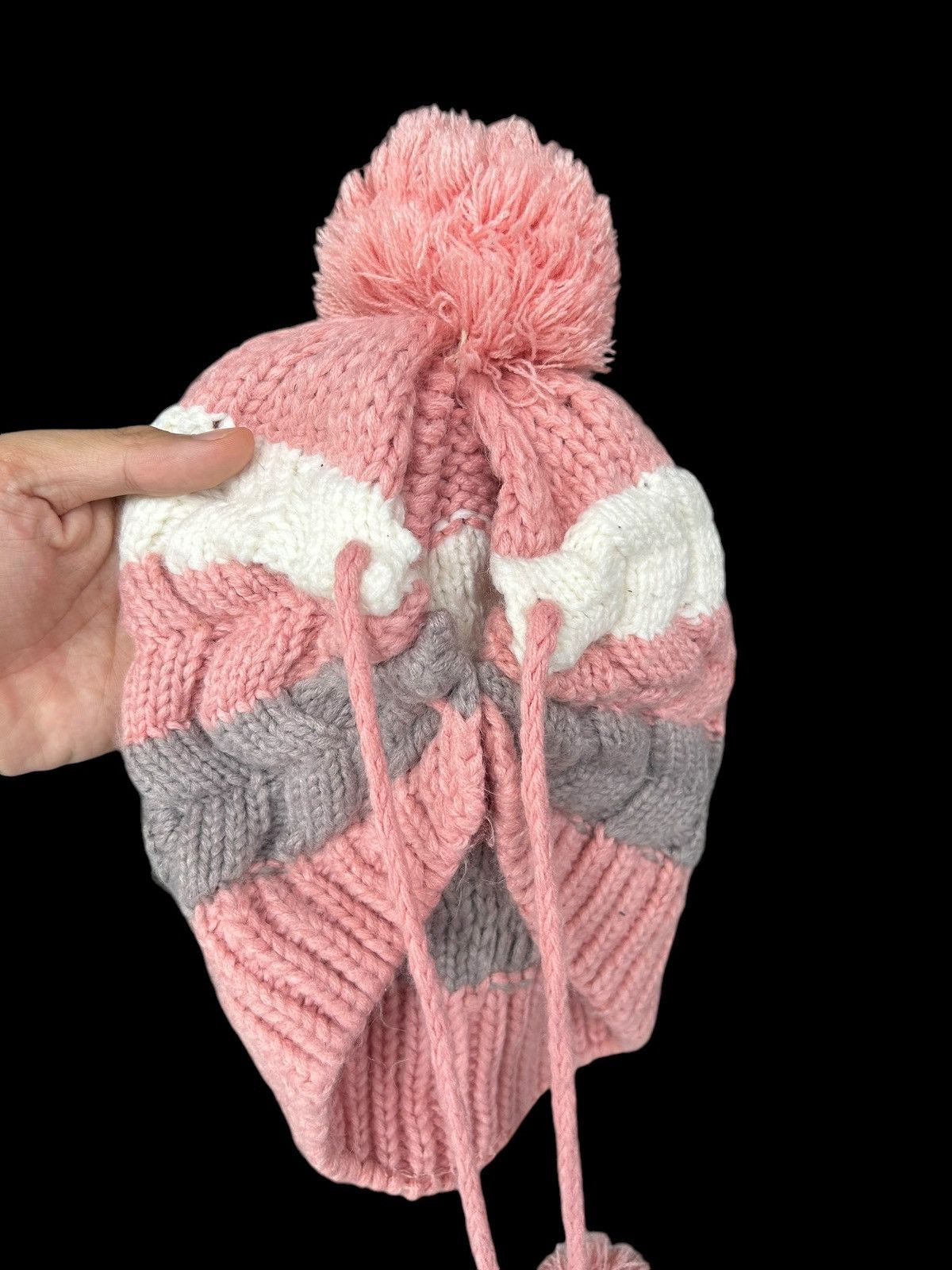 Japanese Brand × Kapital × Vintage Crochet Knitted Hanmade Rare Design Beanie Hats Size ONE SIZE - 5 Thumbnail
